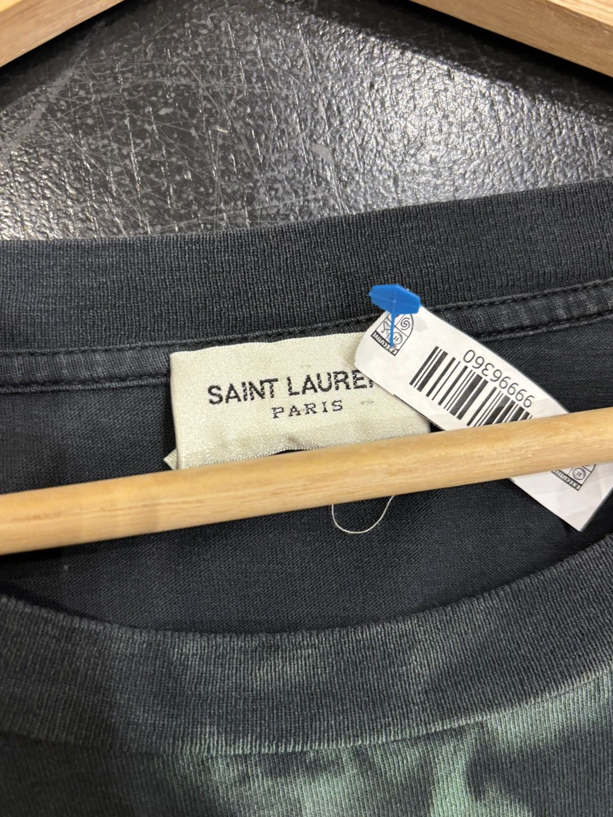Saint Laurent Paris Saint Laurent Paris Archive Logo Tie Dye Tee Size US XL / EU 56 / 4 - 3 Thumbnail