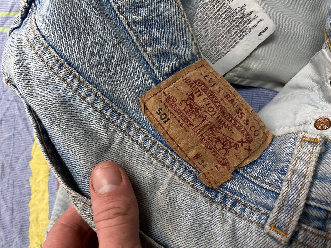Levi's Levis Womens 501 Shorts Denim Size 34" / US 12 / IT 48 - 14 Thumbnail
