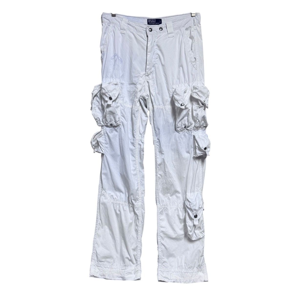 Polo Ralph Lauren Polo Ralph Lauren Sailor Tactical White Cargo Pants Size US 32 / EU 48 - 20 Thumbnail