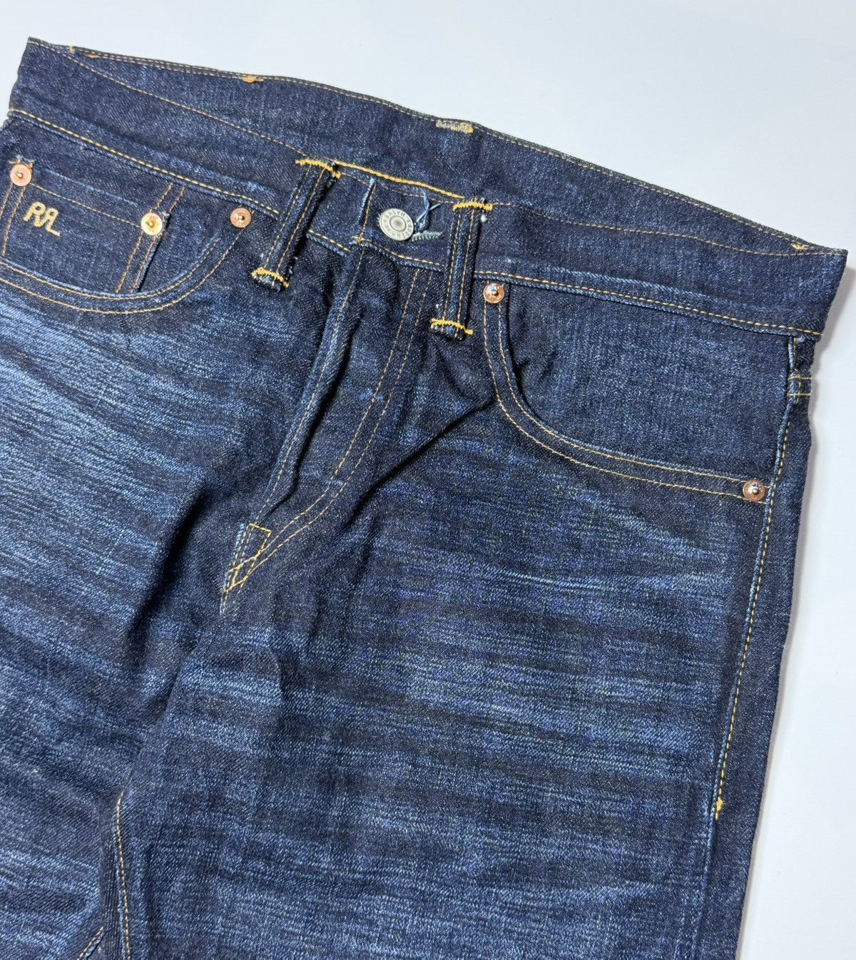 RRL Ralph Lauren RRL - Japan Indigo Selvedge Jeans Size US 30 / EU 46 - 11 Thumbnail