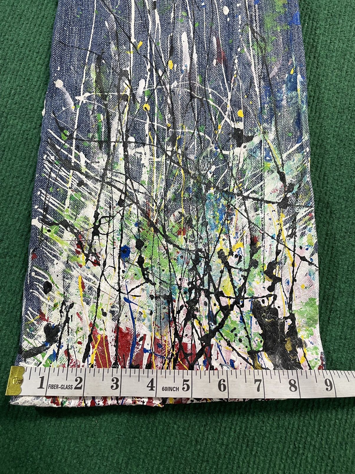 Levi's Levis Paint Splatter Flair Cutting Very Rare Jeans Size US 32 / EU 48 - 15 Thumbnail