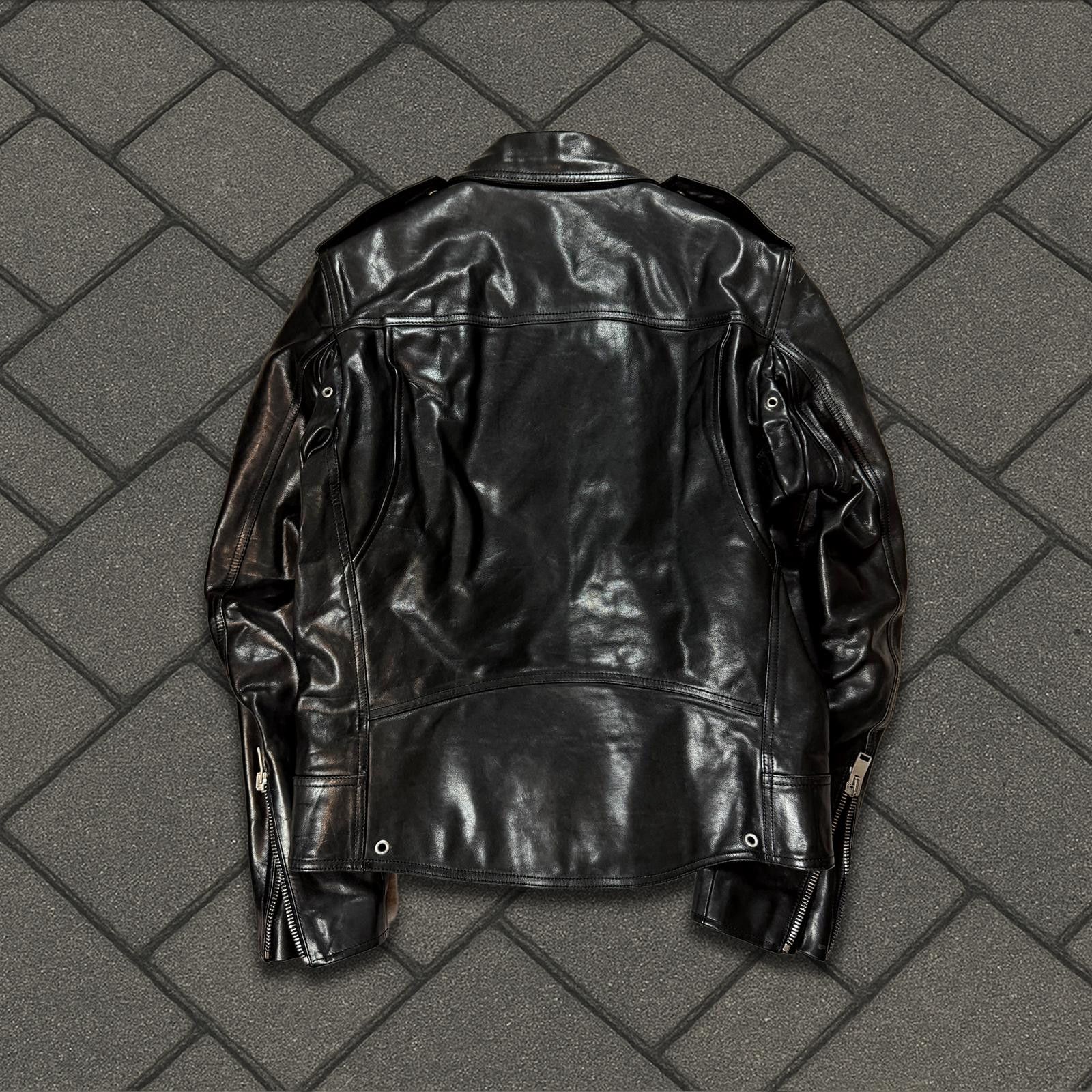 Saint Laurent Paris FW14 Saint Laurent Paris Black Studded Leather Jacket Size US S / EU 44-46 / 1 - 2 Thumbnail