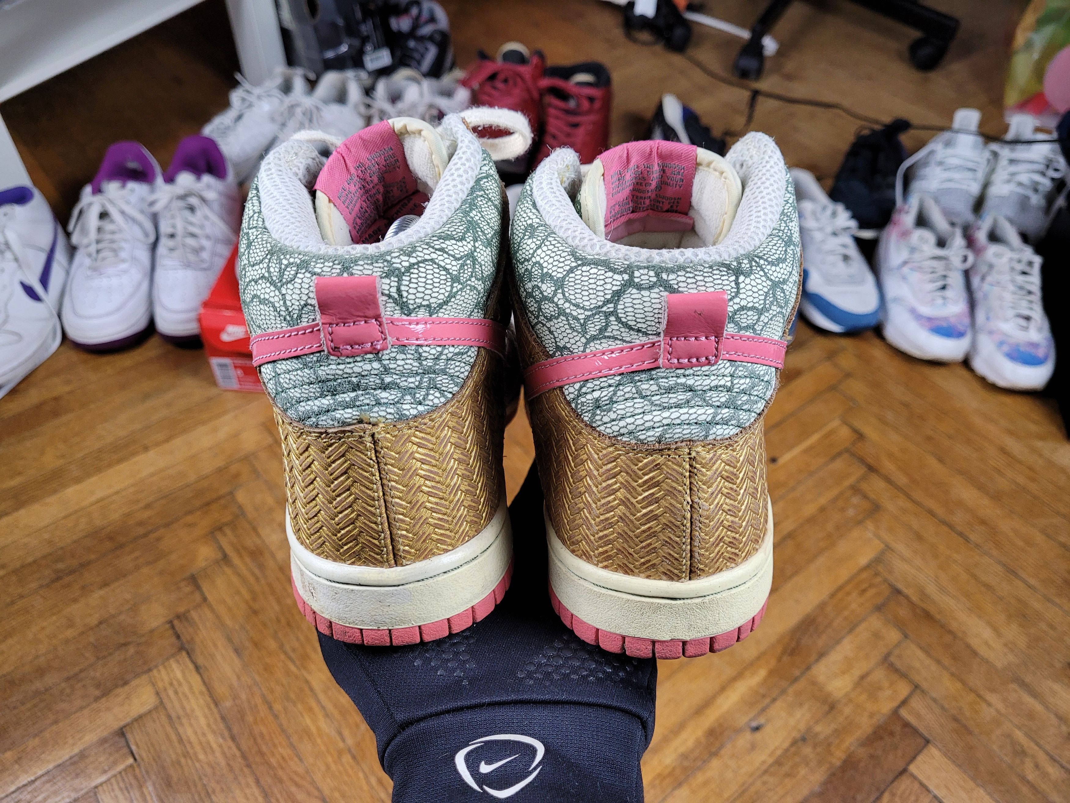 Nike 2007 Vintage Nike SB Dunk High Premium Nori Desert Bloom Size US 8 / IT 38 - 9 Thumbnail