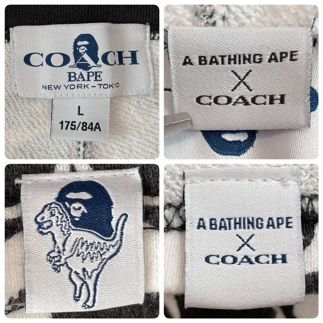 Bape × Coach BAPE × COACH Sweat Shorts a bathing ape ★size L Size US 34 / EU 50 - 8 Thumbnail