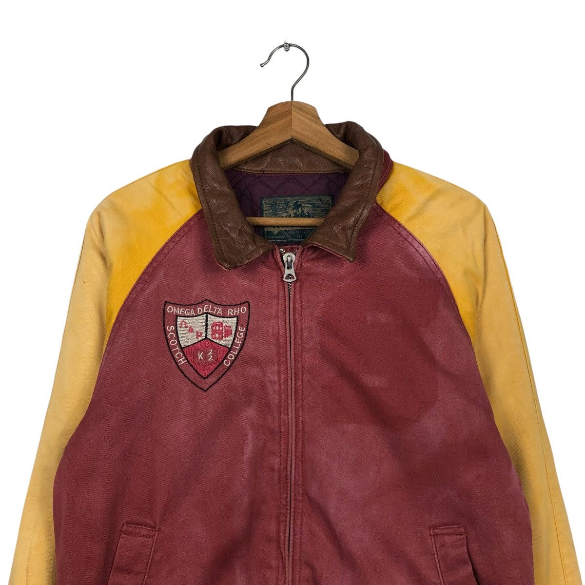 Pelle Pelle 🔥VINTAGE GENUINE LEATHER JACKET SCOTCH & SODA EMBROIDERY Size US S / EU 44-46 / 1 - 5 Thumbnail