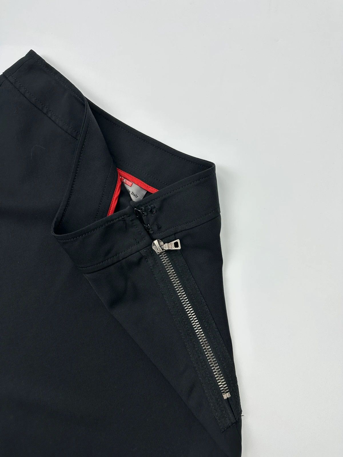 Prada Prada Sport 00’s Black Wool Mid Length Skirt Size 28" / US 6 / IT 42 - 3 Thumbnail