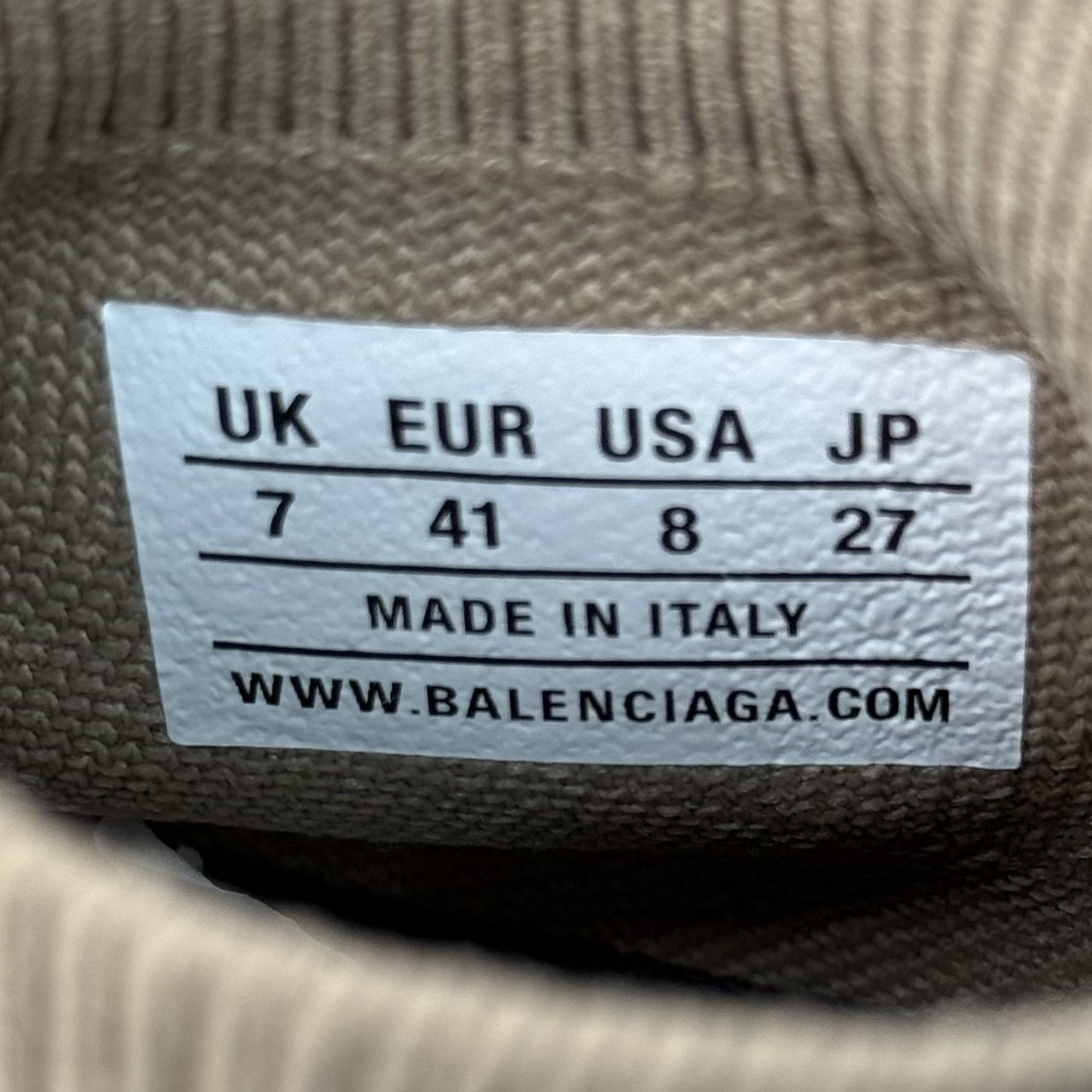 Balenciaga Balenciaga Speed 2.0 Beige/Black Size US 8.5 / EU 41-42 - 7 Thumbnail