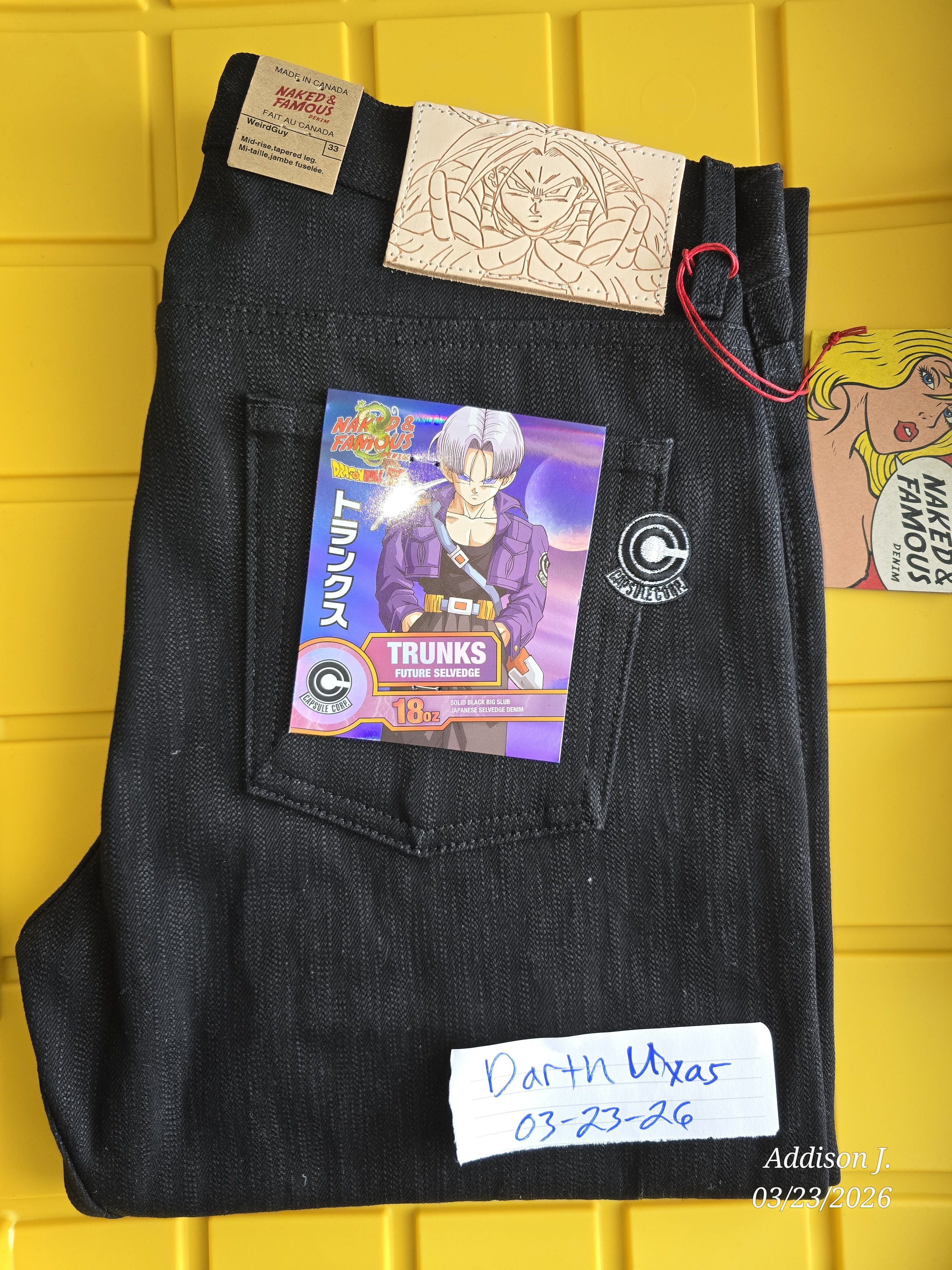 Trunks Future Selvedge - Weird Guy 33 Fit 2019 Release