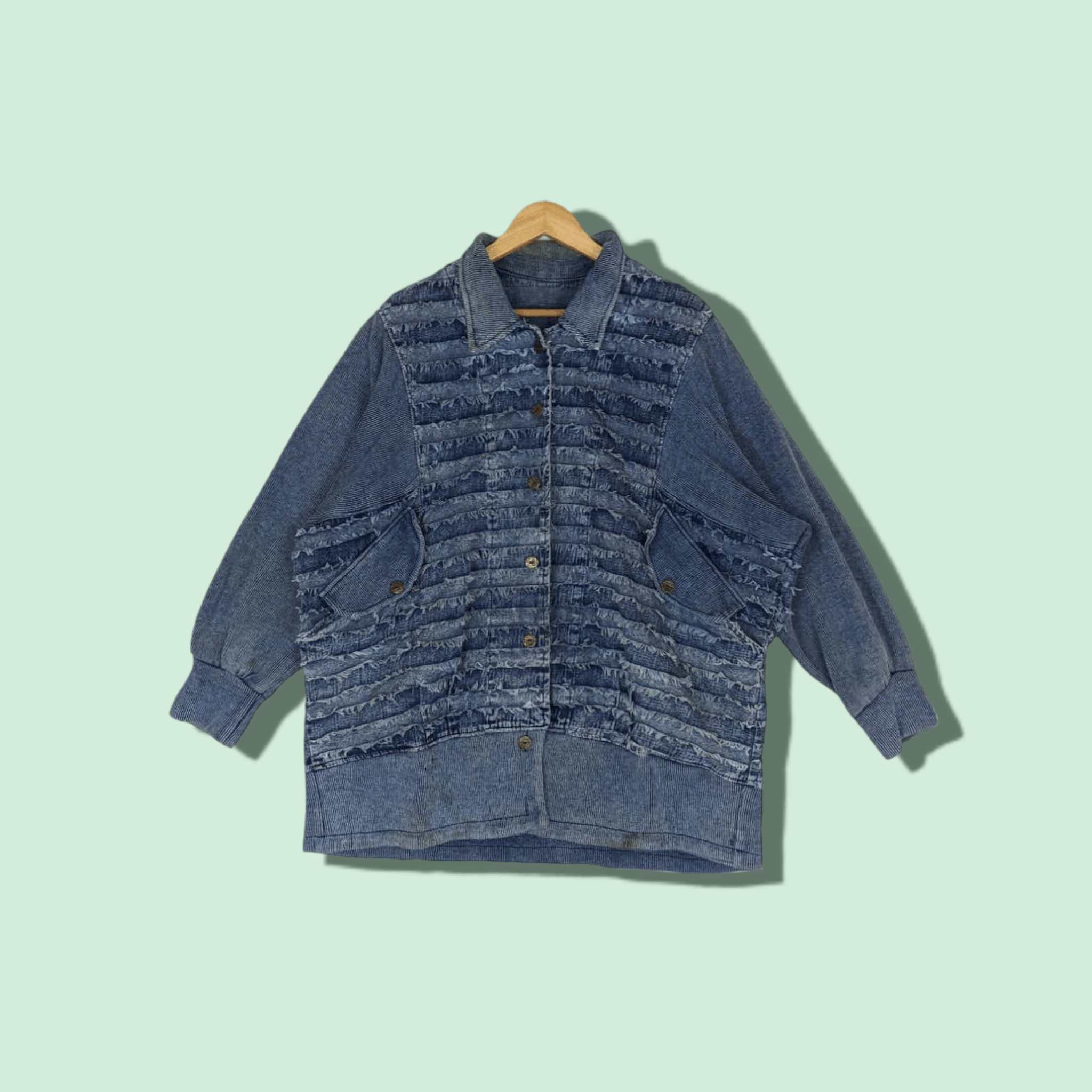 Japanese Brand Korea HYO SUNG Denim Party Jacket Size US XL / EU 56 / 4 - 1 Thumbnail