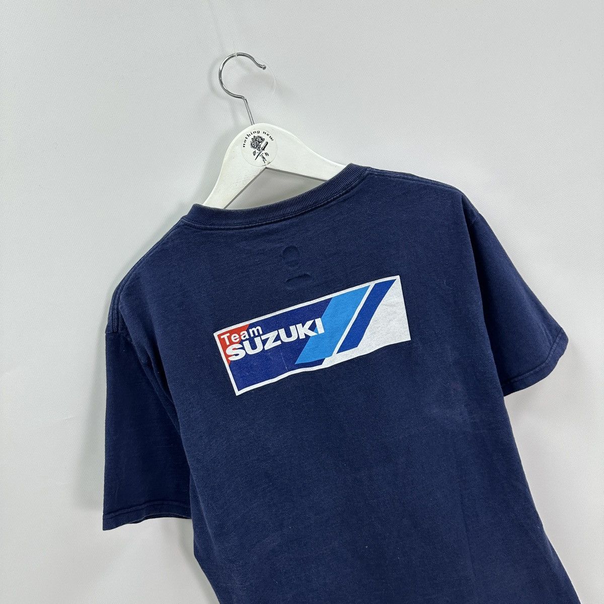 Vintage Vintage 00s Suzuki washed Motorcycle racing tee y2k FOTL og Size US L / EU 52-54 / 3 - 4 Thumbnail