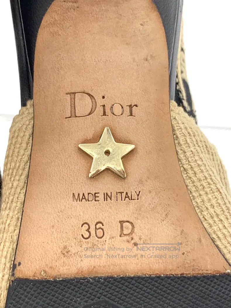 Dior Dior Brown pointed toe embroidered braided lace-up high-he Size US 5.5 / IT 35.5 - 7 Thumbnail