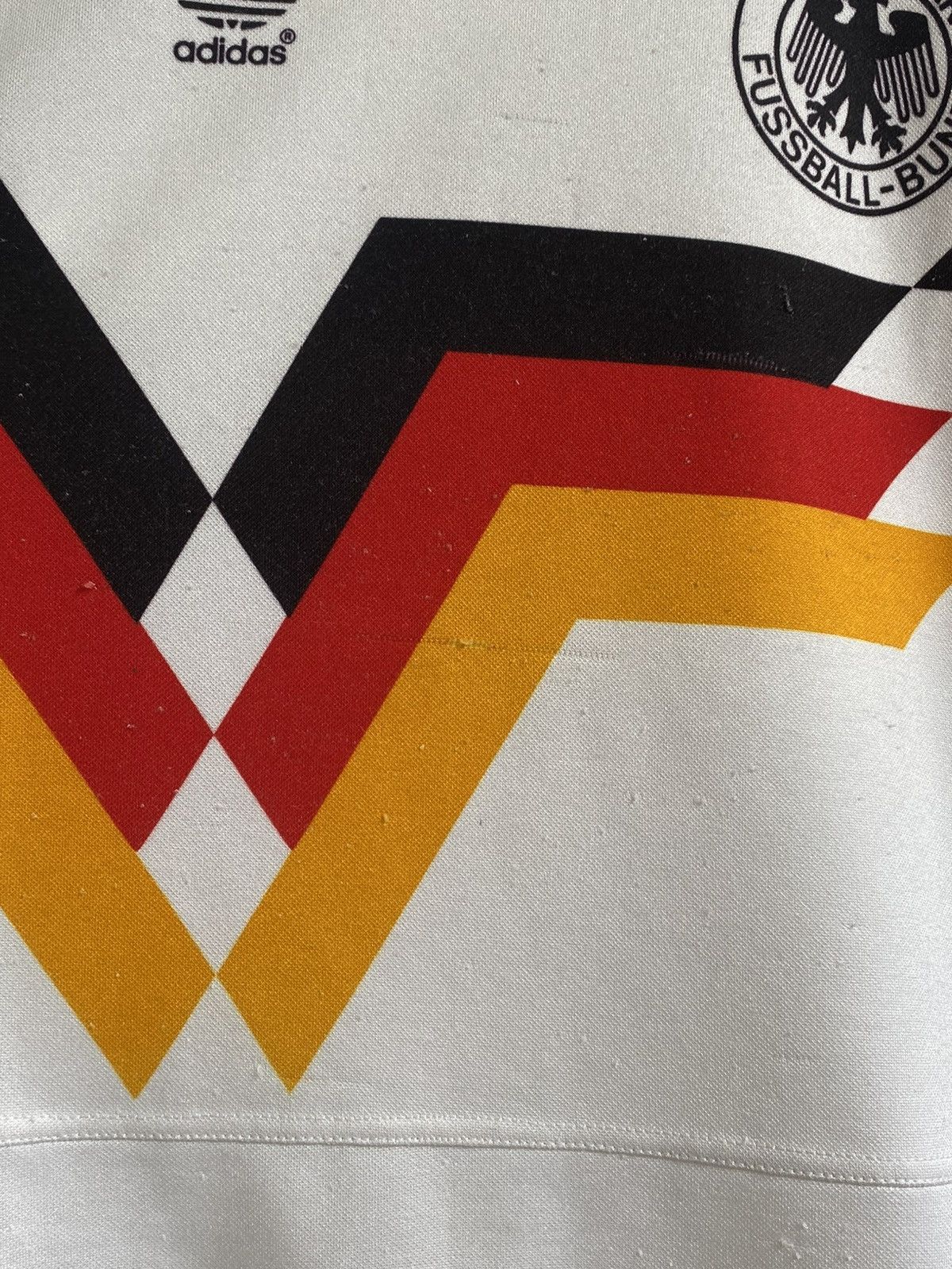 Adidas Vintage 1980s Adidas Germany Football Shirt Soccer Jersey Size US M / EU 48-50 / 2 - 17 Thumbnail