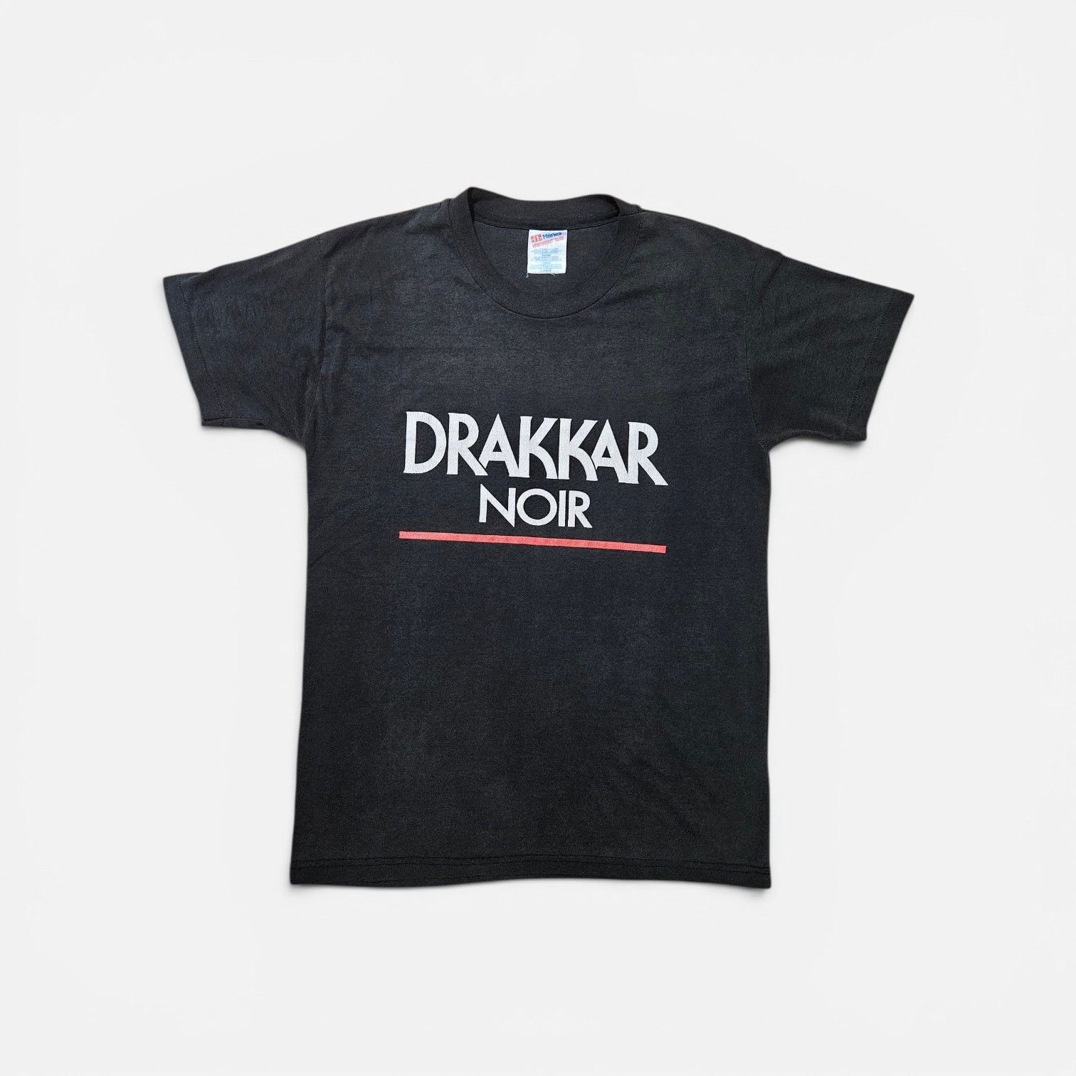 Vintage Vintage 90s Drakkar Noir Spell Out Tshirt Size US M / EU 48-50 / 2 - 1 Thumbnail