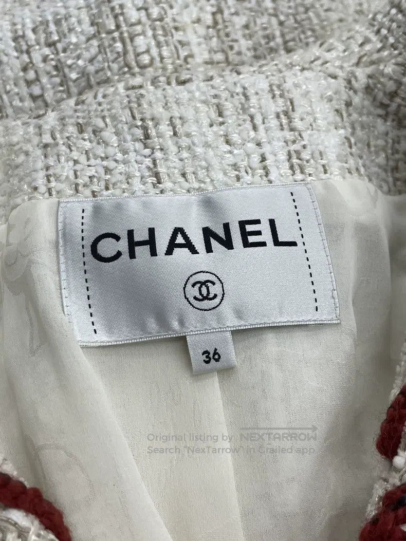 Chanel Chanel Cruise series navy collar white and red rolled-edge Size XS / US 0-2 / IT 36-38 - 5 Thumbnail