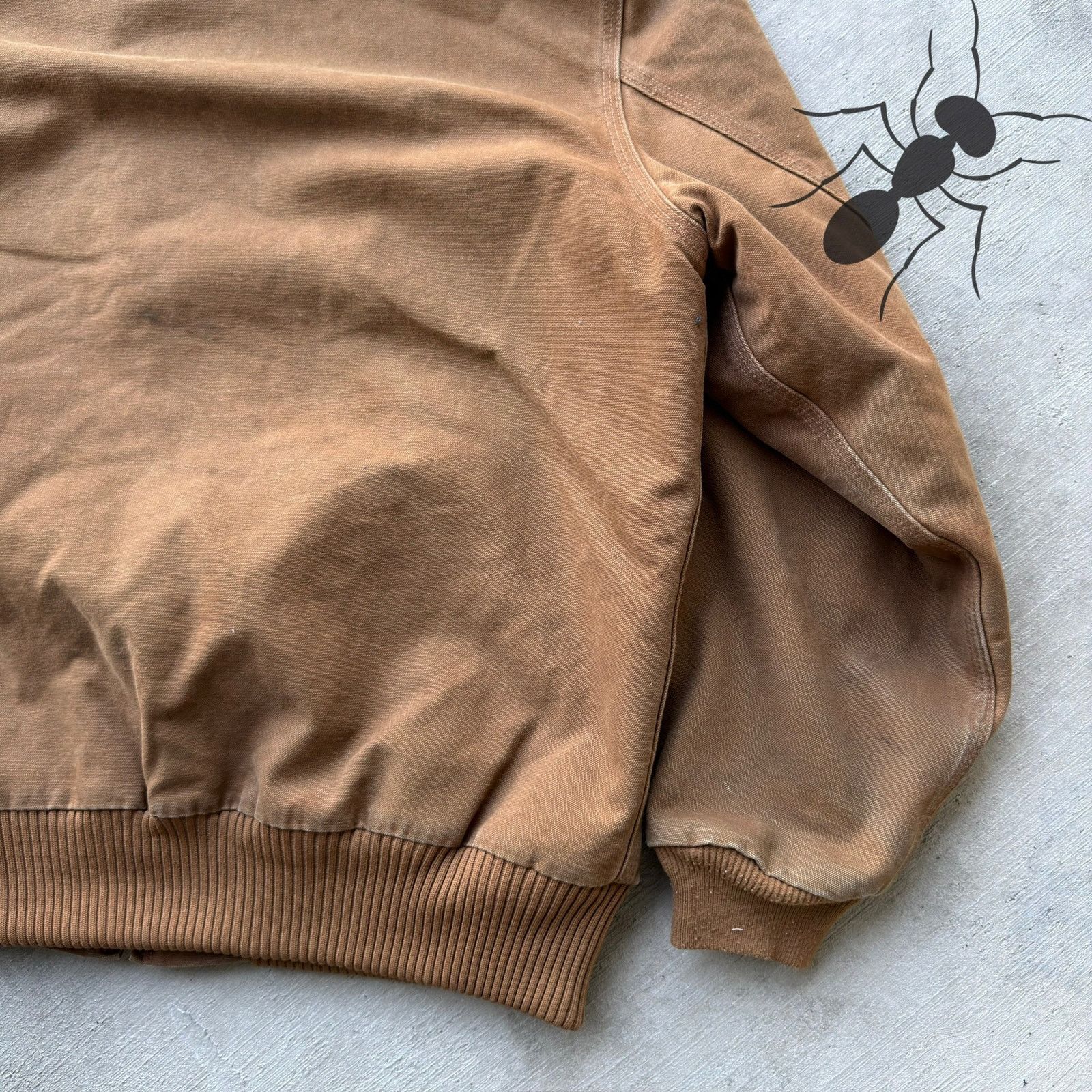 Carhartt × Vintage Carhartt J130 BRN brown hooded work wear jacket Size US L / EU 52-54 / 3 - 8 Thumbnail