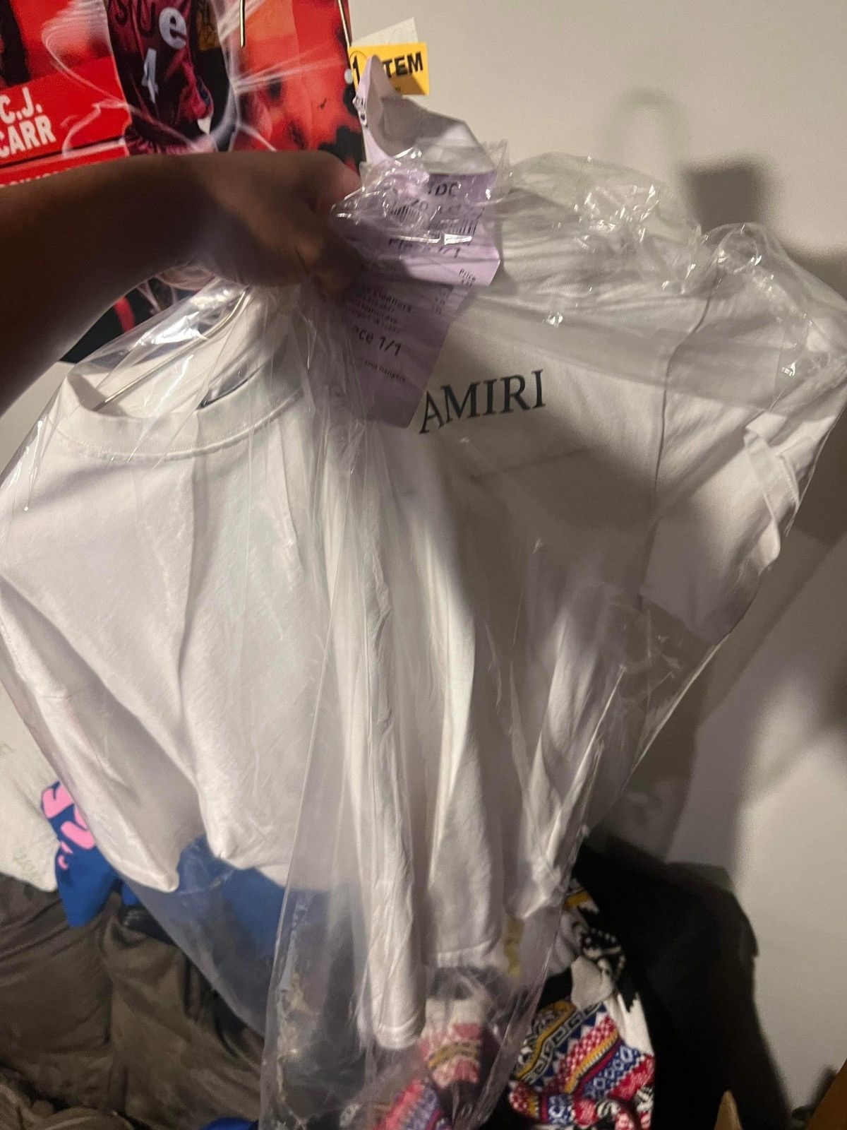 image of Amiri Shirt in White, Men's (Size Medium)