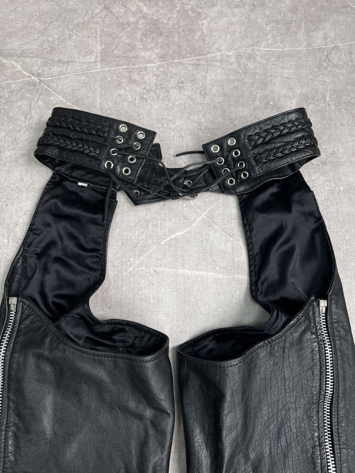 Harley Davidson Leather Moto Harley Davidson y2k Comme des garçons style Size US 32 / EU 48 - 13 Thumbnail