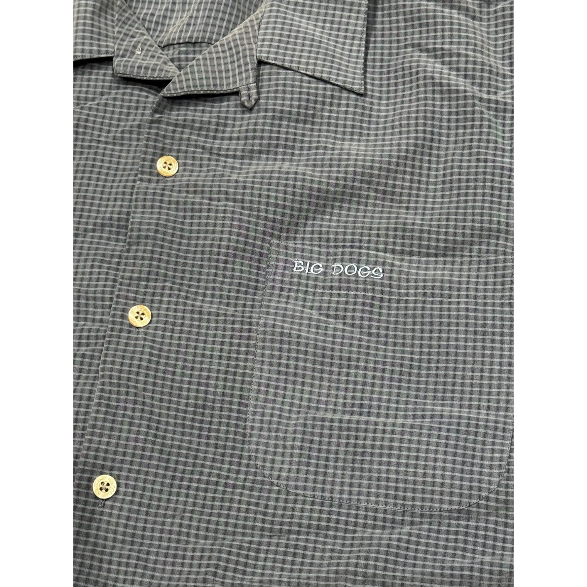 Big Dogs VTG Big Dogs button up collared shirt blue check plaid top 4 Size US XXL / EU 58 / 5 - 7 Thumbnail