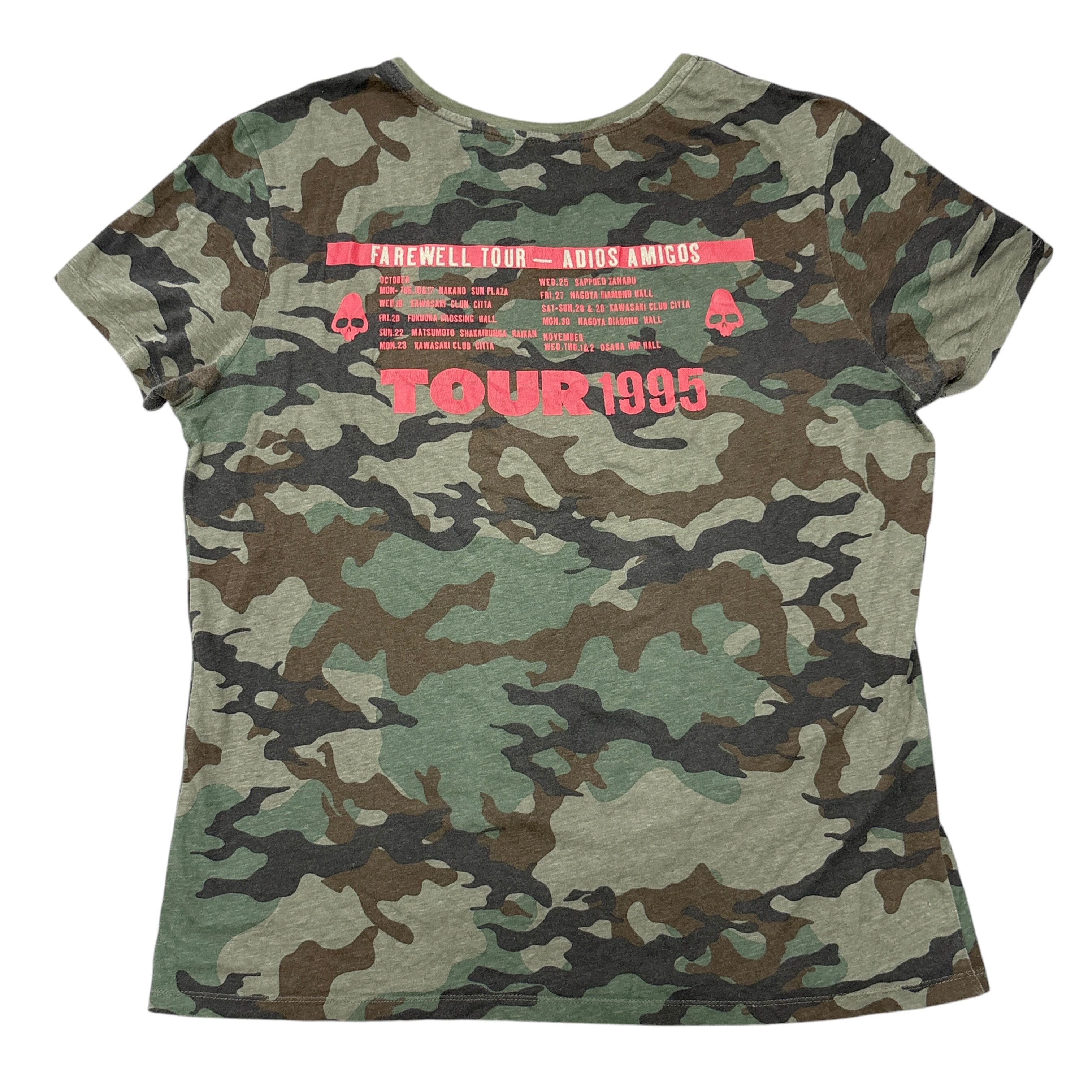 Band Tees Ramones Shirt Camo Green Tour Concert Punk Rock Band Tee Size US L / EU 52-54 / 3 - 2 Thumbnail