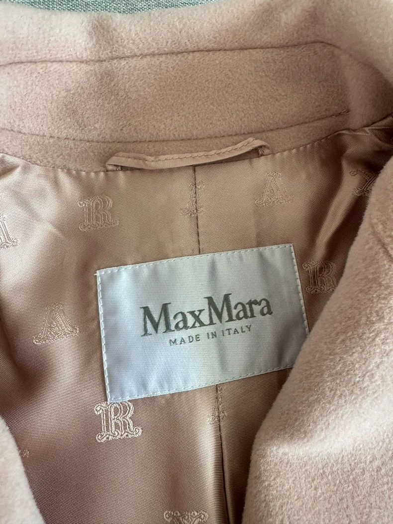 Max Mara Max Mara Classic Coat Short Rebus101801 Light Pink Size S / US 4 / IT 40 - 3 Thumbnail