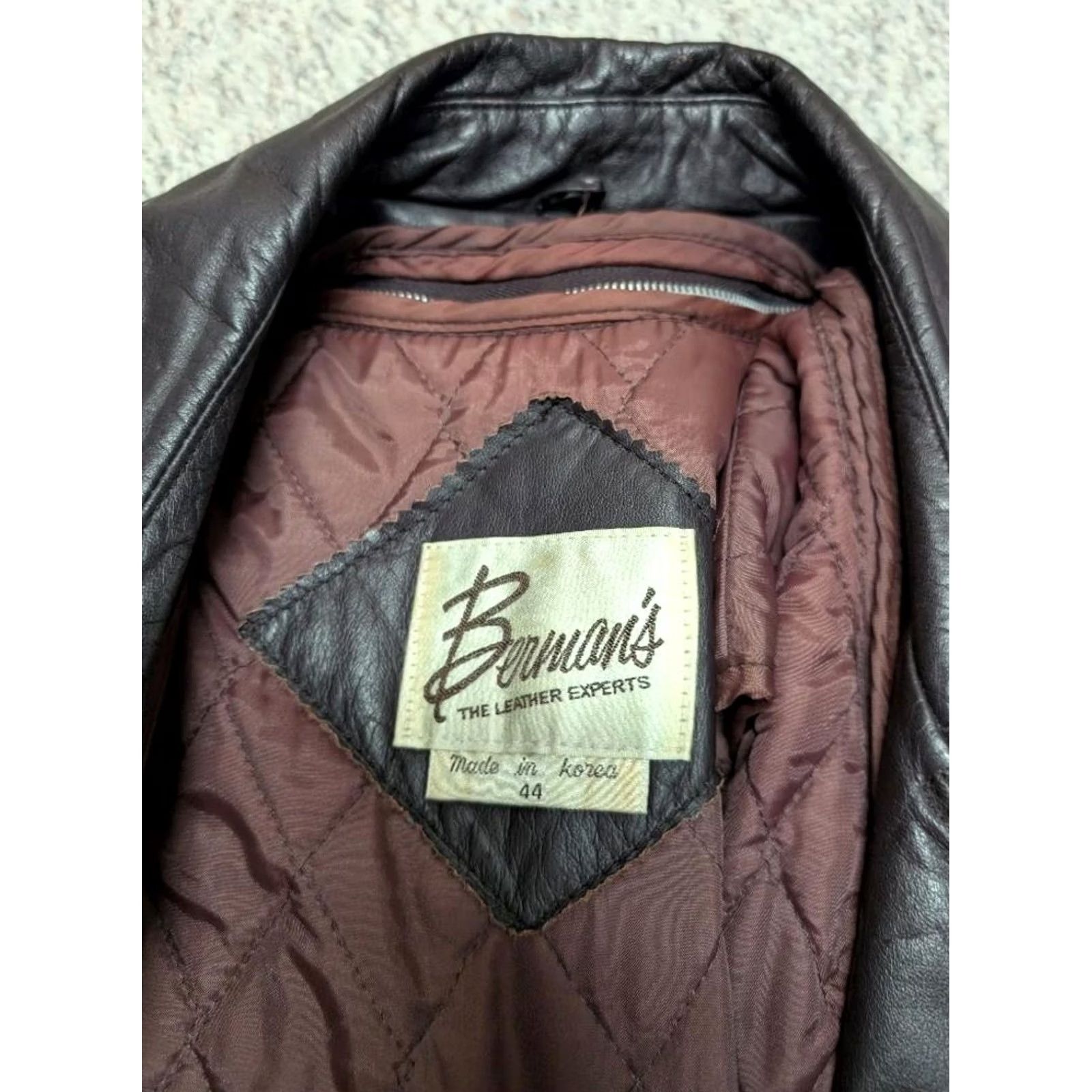 Vintage VINTAGE Berman's TRENCH COAT red-brown leather 44 L 1970s sherlock Mens Size US L / EU 52-54 / 3 - 5 Thumbnail