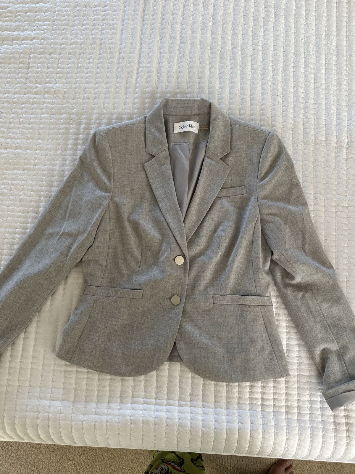 Designer Calvin Klein Blazer Size L / US 10 / IT 46 - 1 Thumbnail