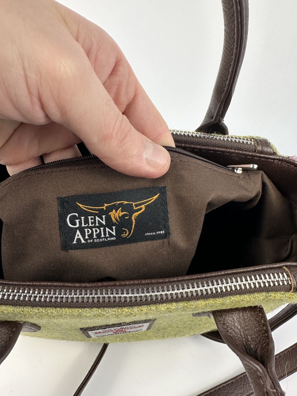 Harris Tweed Glen Appin of Scotland Harris Tweed Mini Handbag Shoulder Size ONE SIZE - 10 Thumbnail