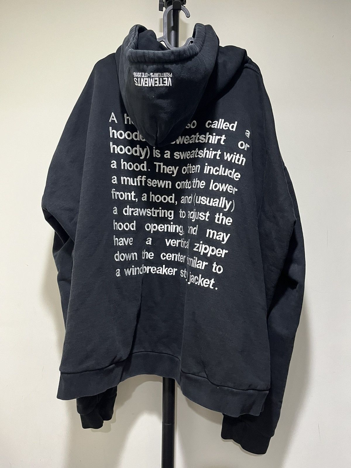 Vetements Vetements definition hoodie Size US S / EU 44-46 / 1 - 2 Thumbnail