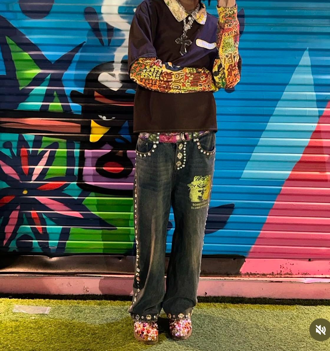 Japanese Brand Slumxweirdo “Concho Denim Denim” Size US 32 / EU 48 - 8 Thumbnail