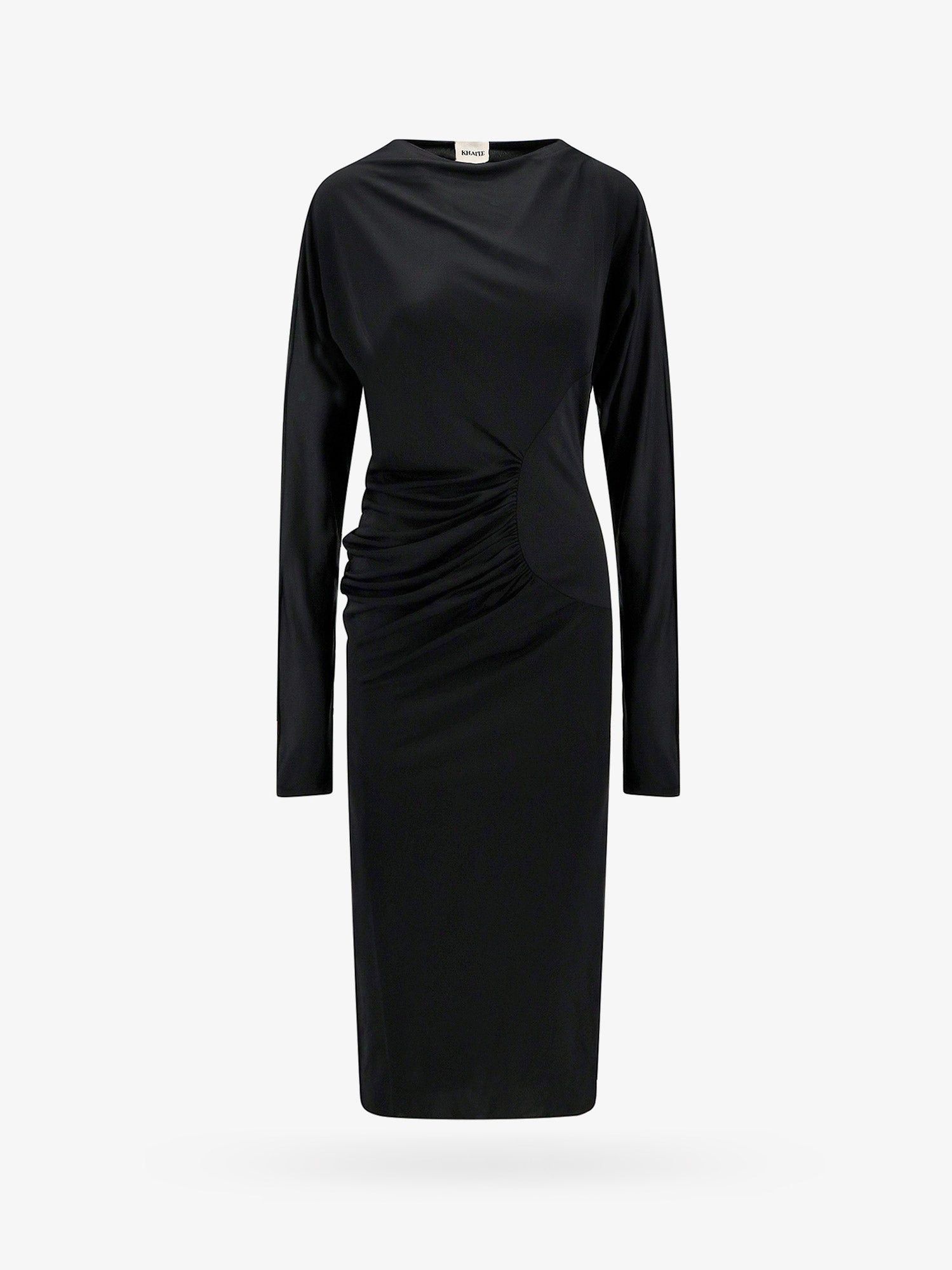image of Khaite Dress Woman Black Long Dresses, Women's (Size Small)