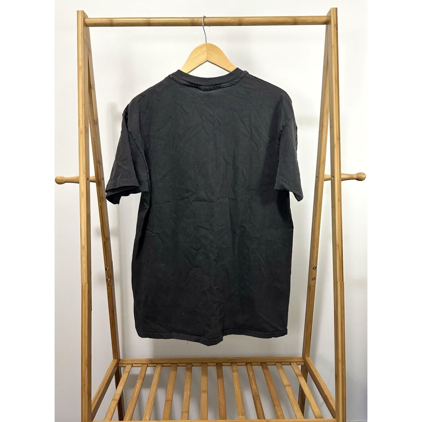 Hanes VTG 80s Hanes Beefy Pocket Front Faded Worn Cotton Blank SS T-Shirt XL USA Ladies? Size US XL / EU 56 / 4 - 2 Thumbnail