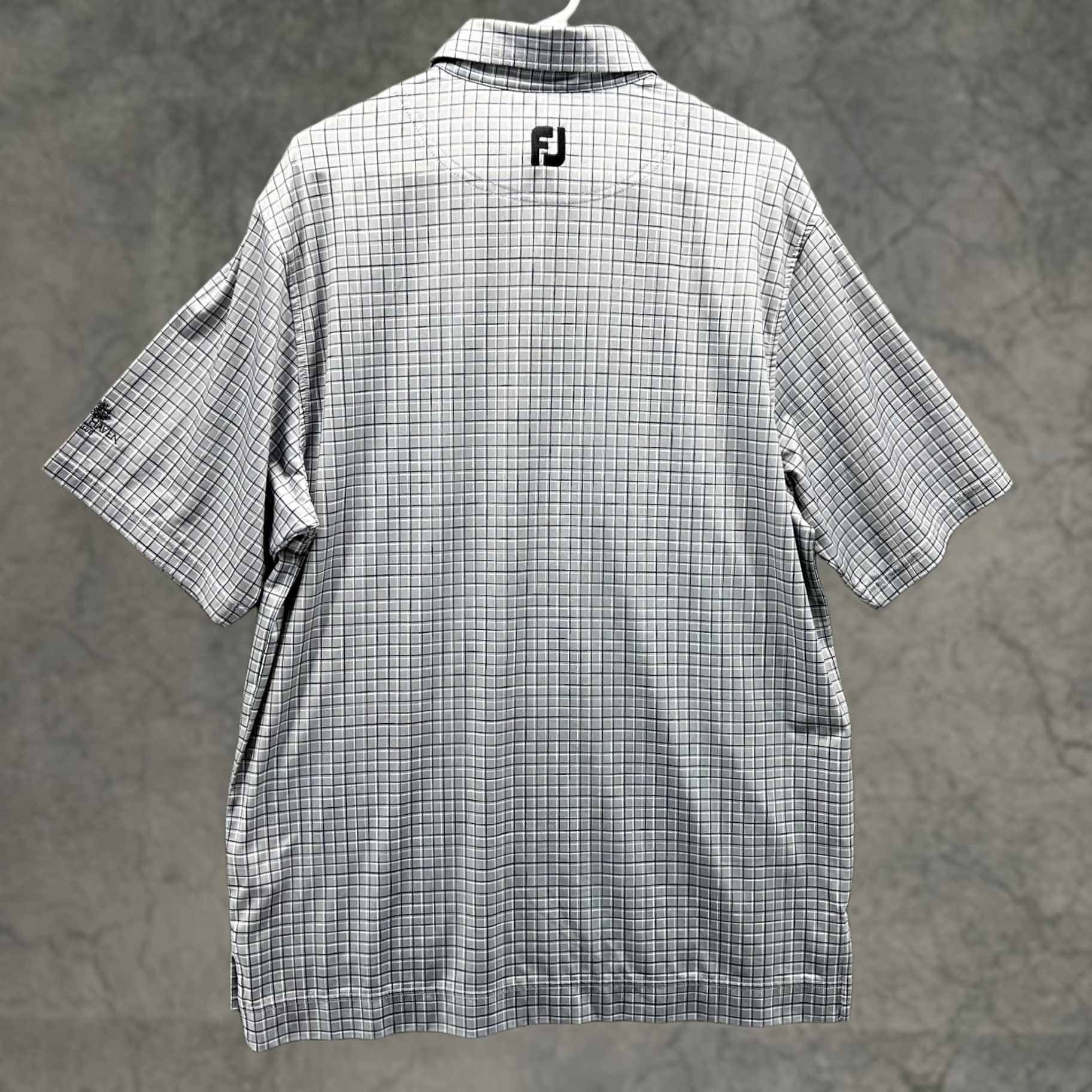 Footjoy VINTAGE FootJoy Polo Shirt Mens M Gray Performance Stretch Grand Haven Golf Club Polo Shirt Size US M / EU 48-50 / 2 - 1 Thumbnail