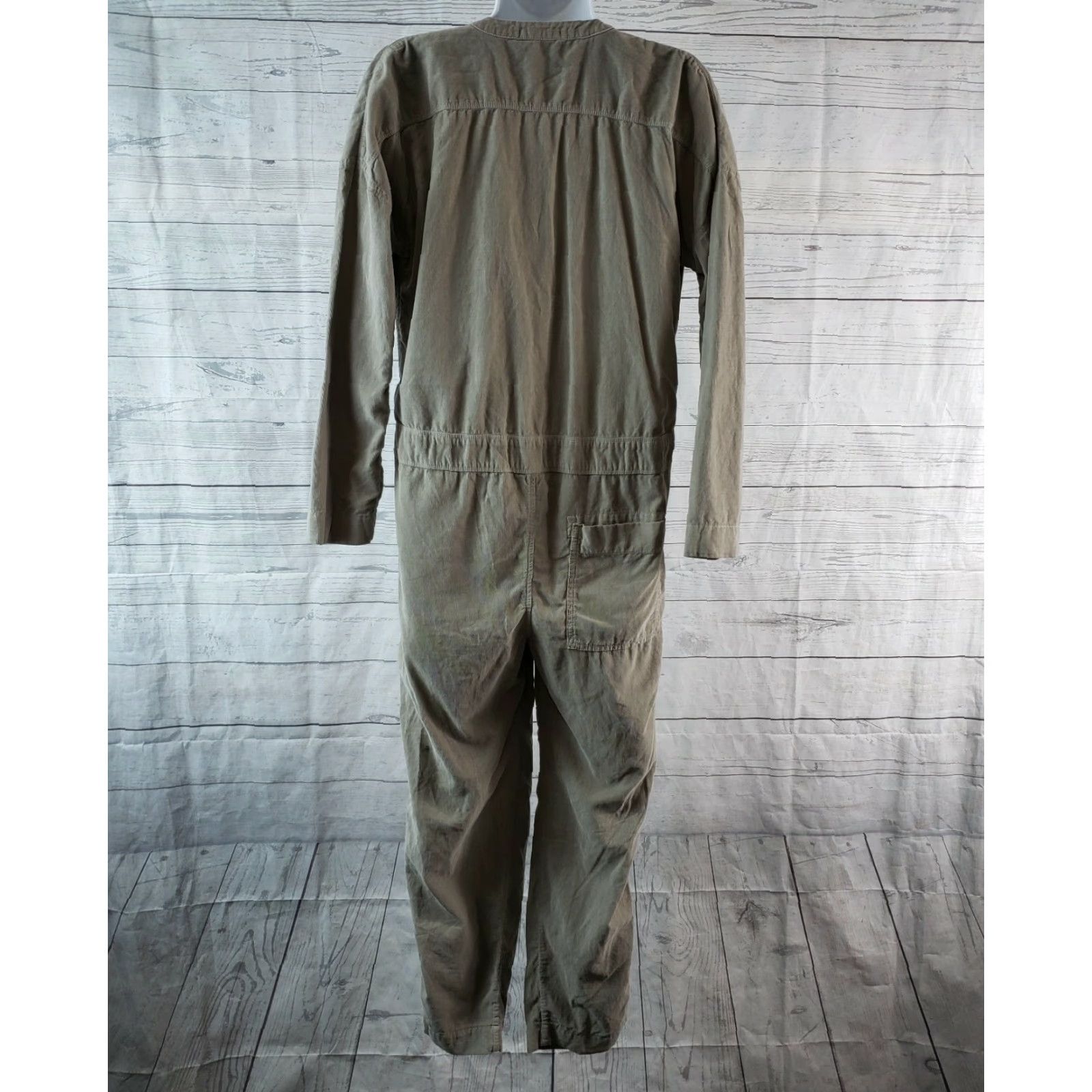 James Perse James Perse Womens Ultra Fine Cord Jumper Sz Small Tan Long Sleeve Cotton Size S / US 4 / IT 40 - 3 Thumbnail