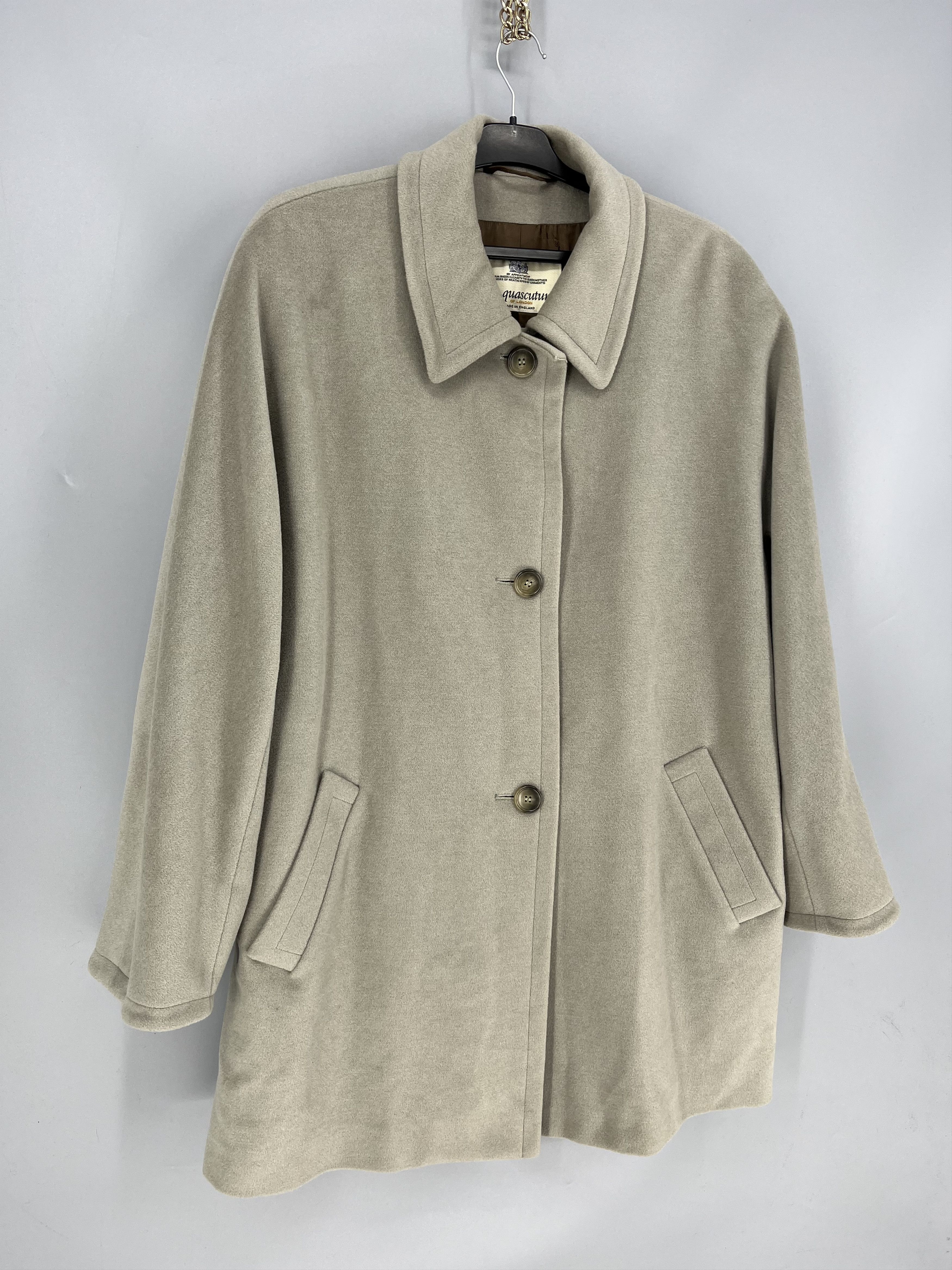 Aquascutum Vintage Aquascutum Wool Coat Jacket 70% Wool Size M / US 6-8 / IT 42-44 - 2 Thumbnail