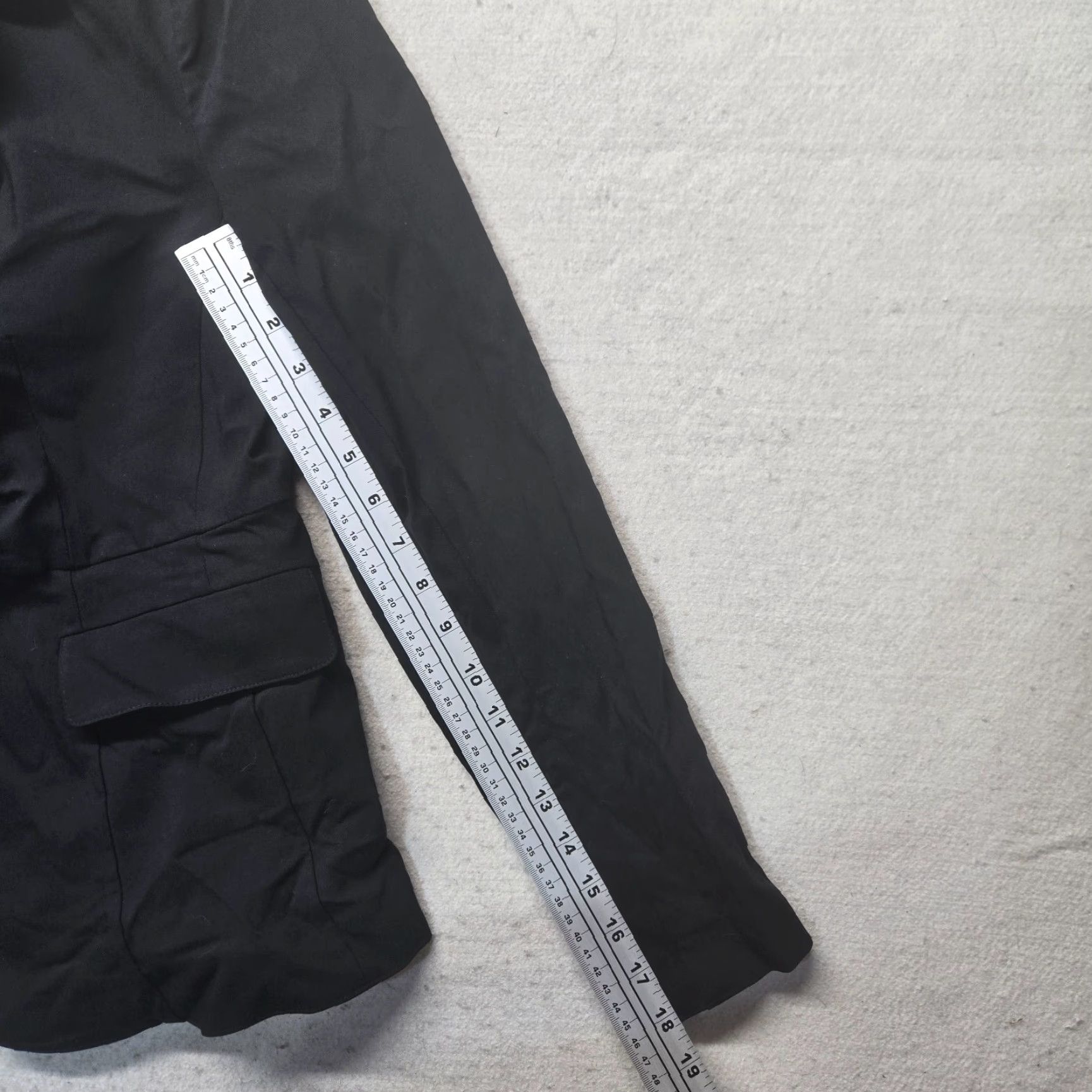Vintage Lane Bryant Blazer Jacket Women Adult Size 14 Black Button Short Sleeve Business Casual Size XL / US 12-14 / IT 48-50 - 4 Thumbnail