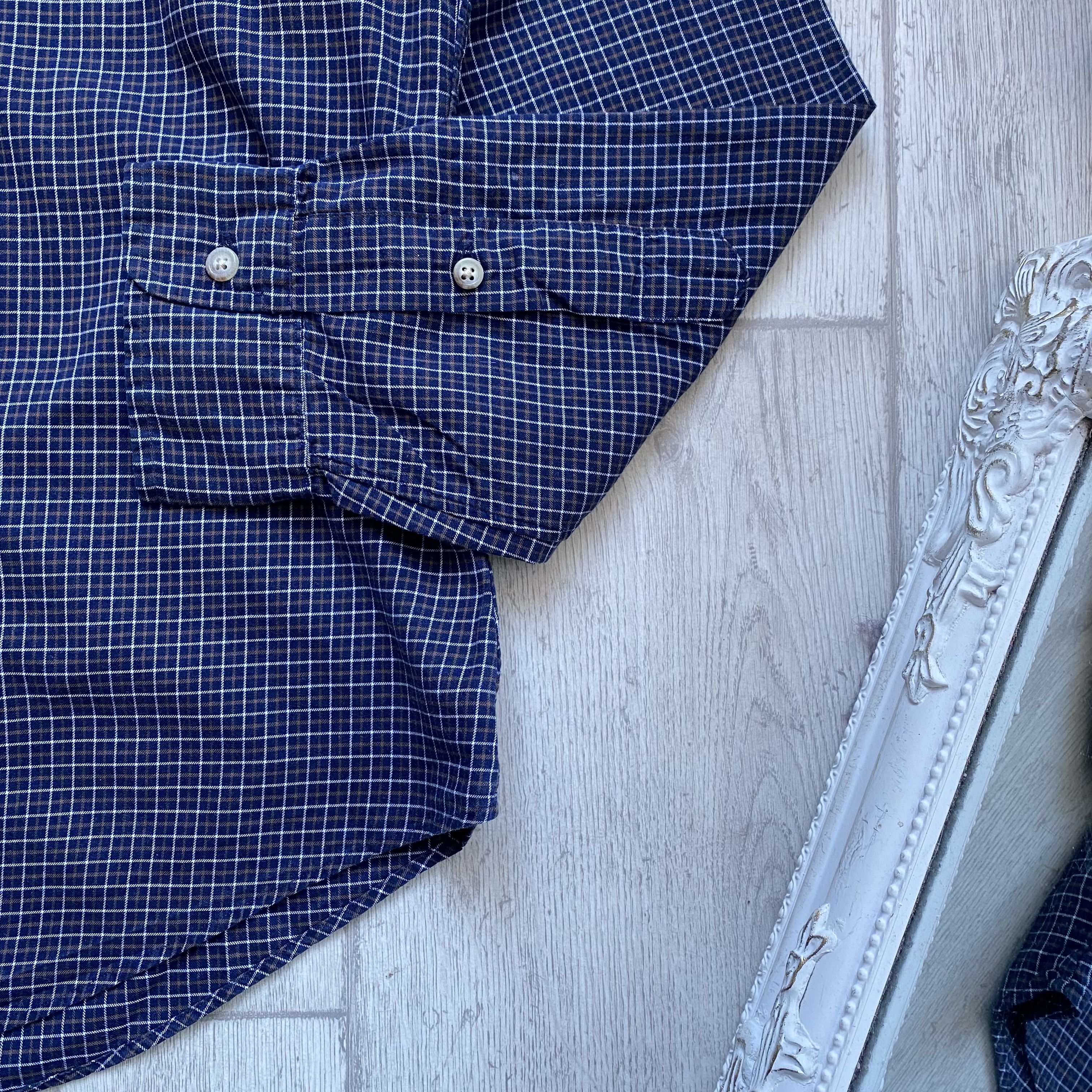 Polo Ralph Lauren 🔥 90s Vintage POLO RALPH LAUREN Shirt Travis Style Plaid Size US M / EU 48-50 / 2 - 7 Thumbnail