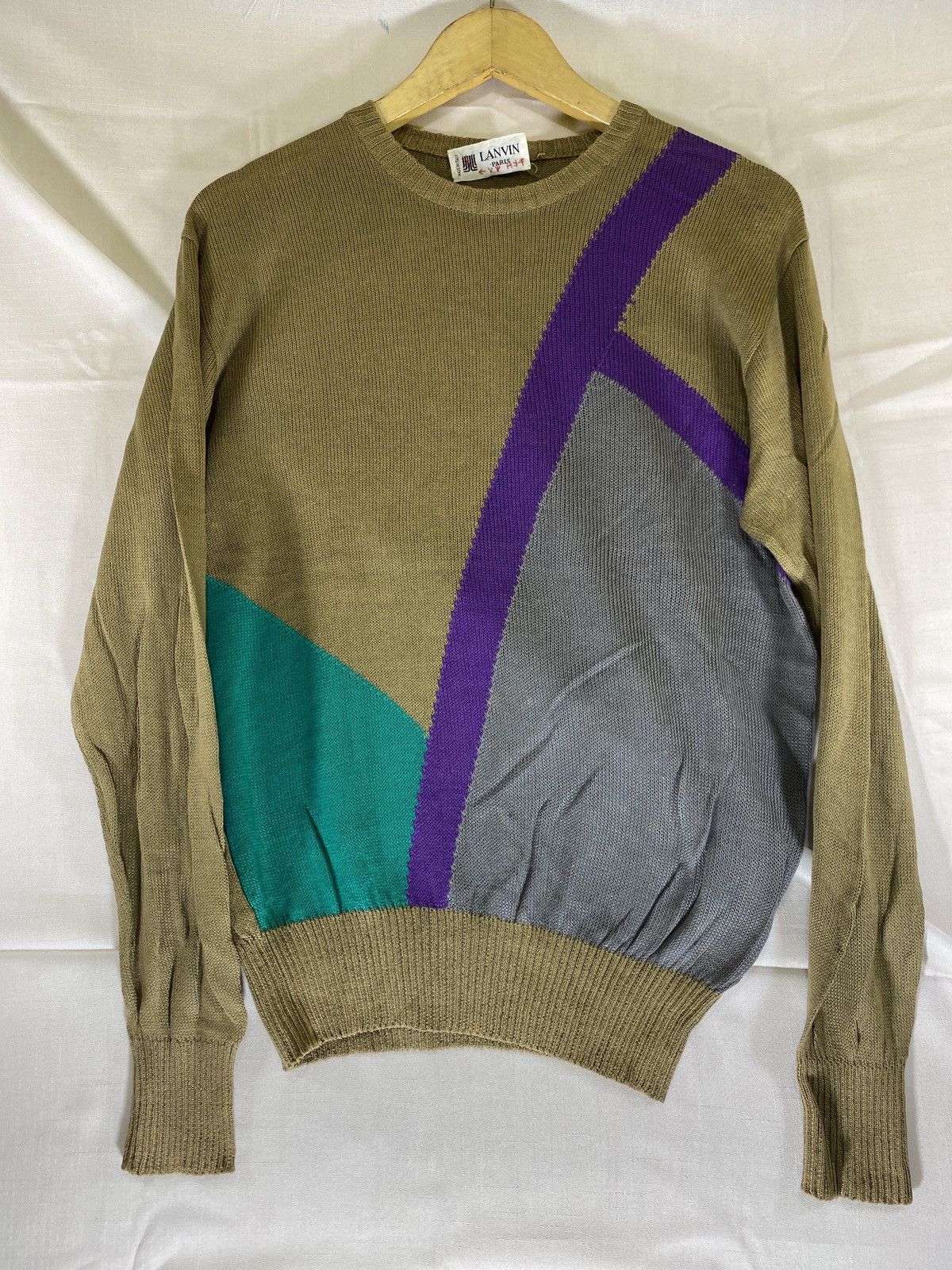 Lanvin vintage round neck knit Size US S / EU 44-46 / 1 - 1 Thumbnail