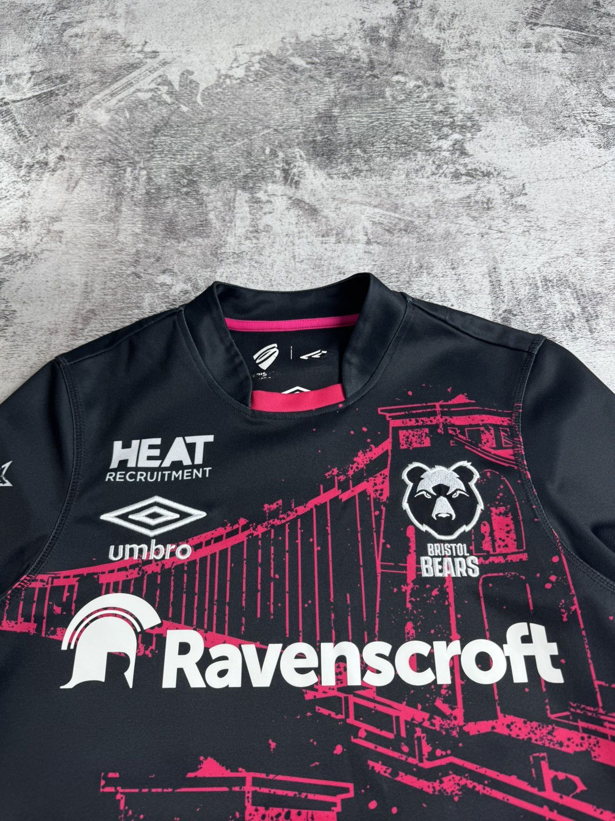 Umbro Bristol Bears 2020 2021 Men’s Small Size European Union Rugby T Shirt Jersey Top Size US S / EU 44-46 / 1 - 7 Thumbnail