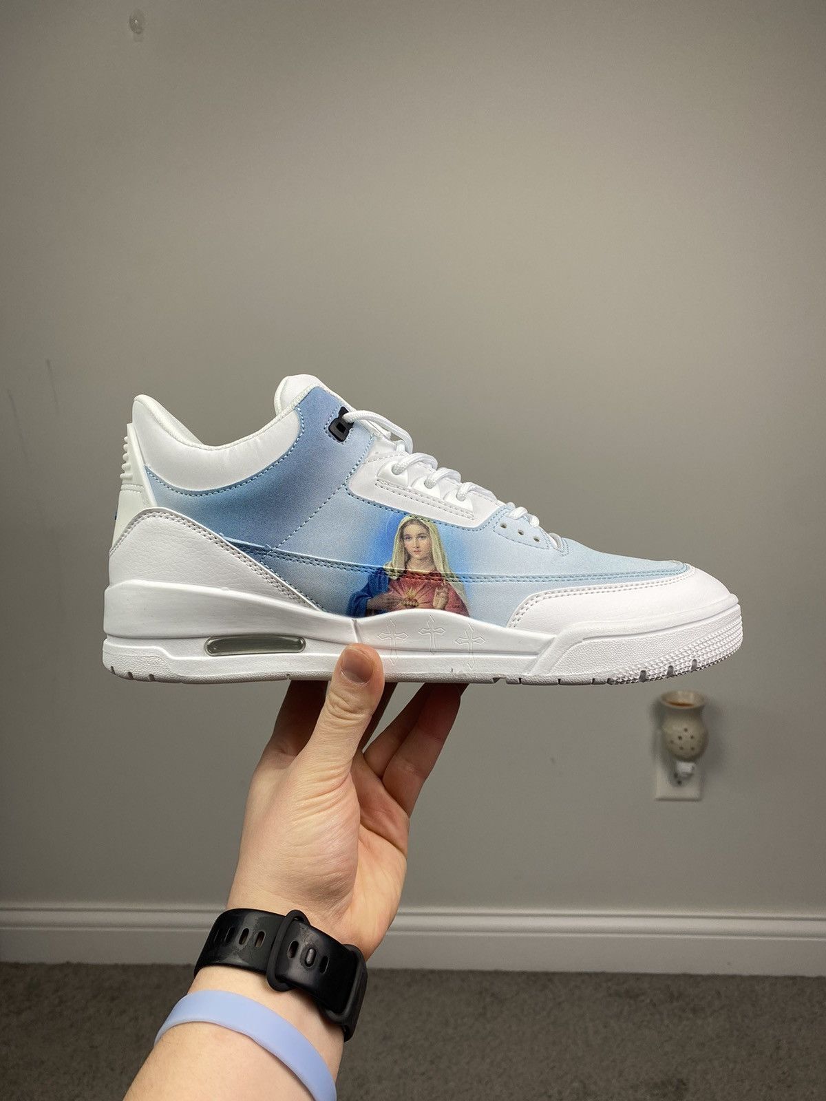 Other Kito Wares Mother Mary Blue White Ash Grey Size US 9 / EU 42 - 1 Thumbnail