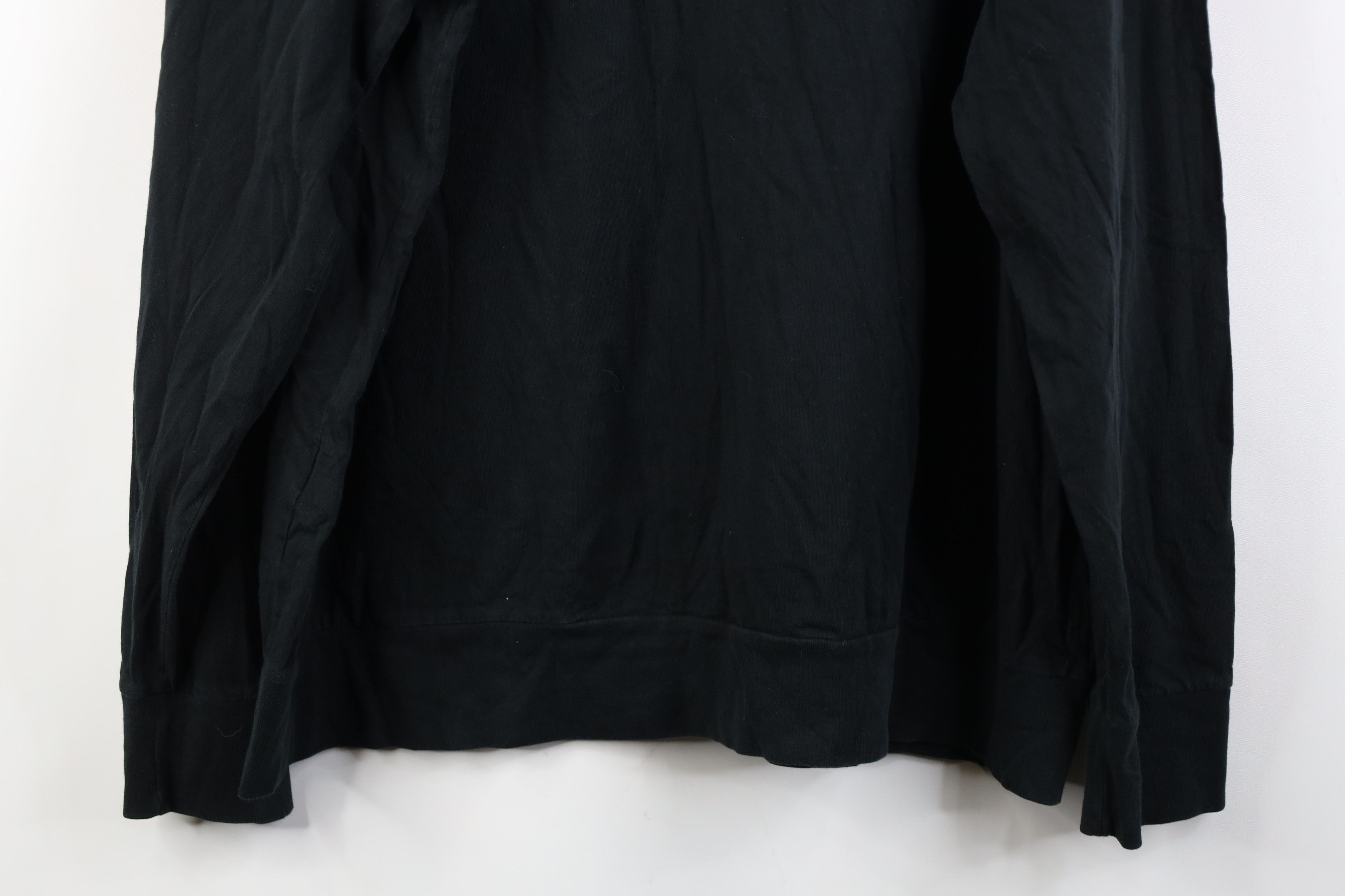 Lacoste Lacoste Croc Logo Hooded Hoodie Long Sleeve T-Shirt Black Size US XXL / EU 58 / 5 - 15 Thumbnail