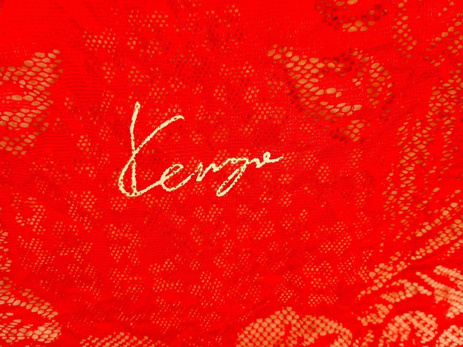 Kenzo KENZO PARIS Red Triangular Oversized Scarf Beach Wrap Shawl Size ONE SIZE - 2 Thumbnail