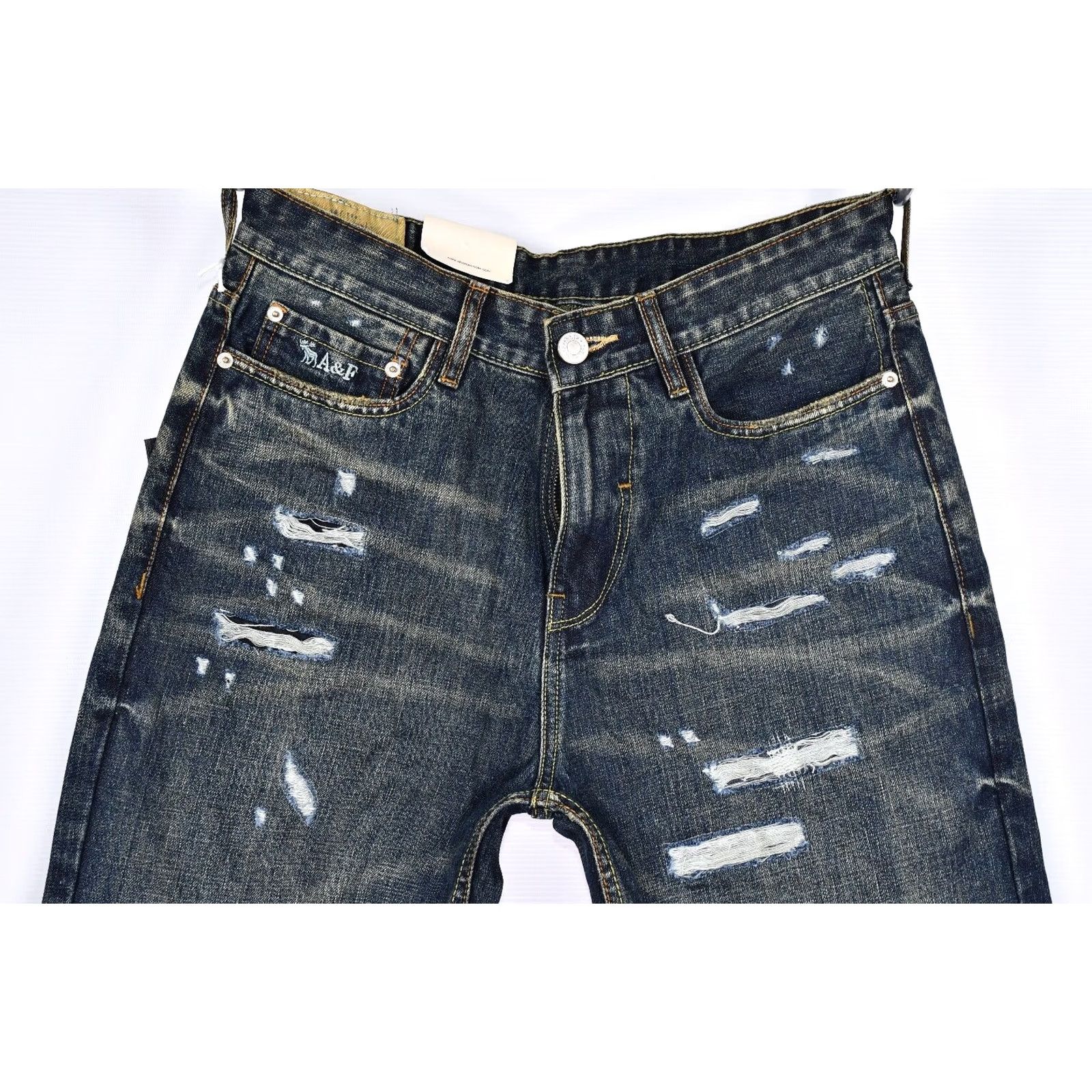 Abercrombie & Fitch VTG Abercrombie & Fitch The Kilburn Low Rise Bootcut Jeans Mens W32 L32 Blue Size US 32 / EU 48 - 2 Thumbnail