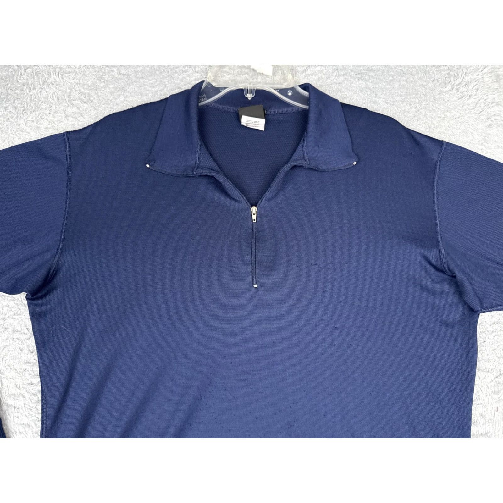 Patagonia VINTAGE Patagonia Shirt Mens Large Blue Long Sleeve 1/2 Zip Capilene USA Thermal Size US L / EU 52-54 / 3 - 4 Thumbnail