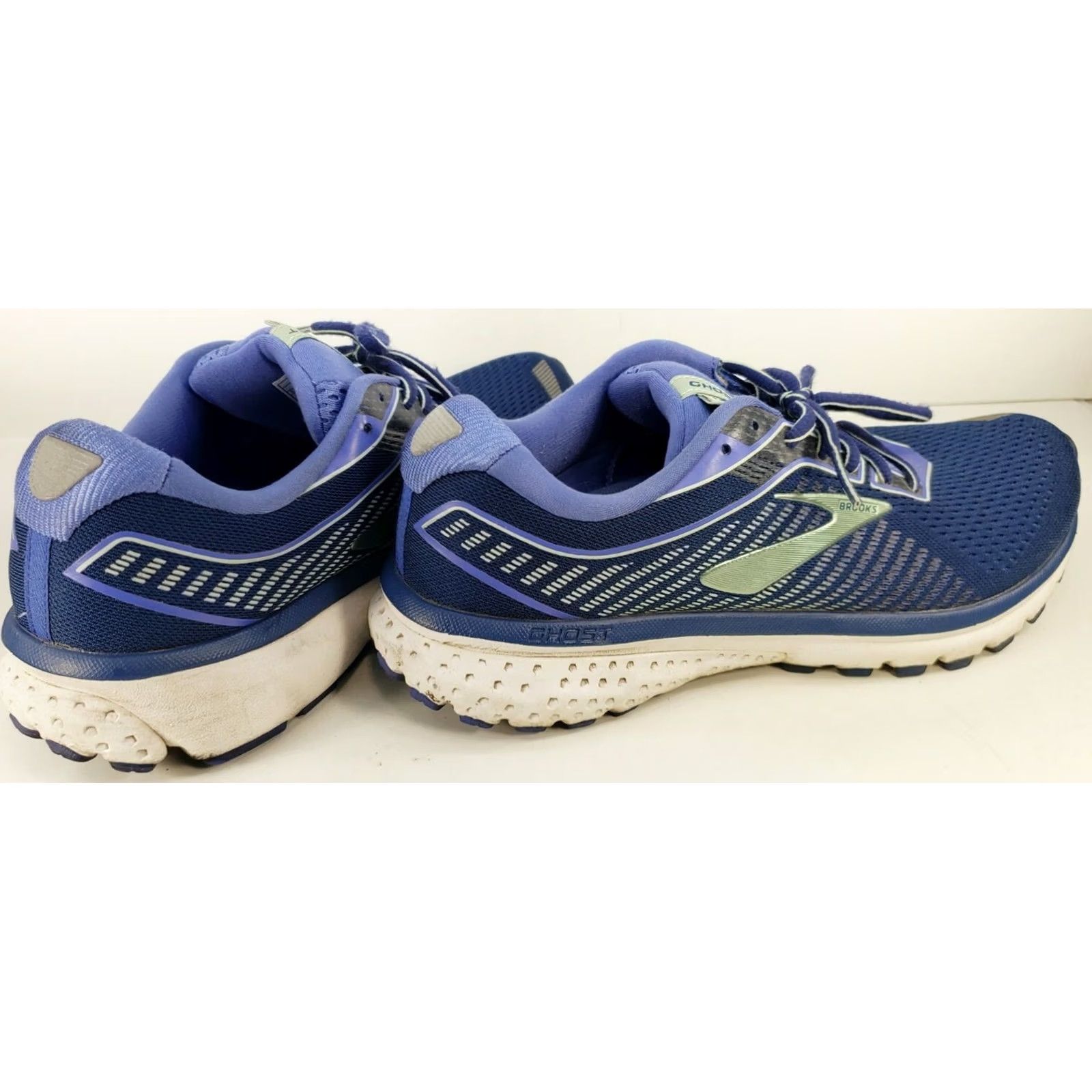 Brooks Brooks Ghost 12 Running Shoes Women Sz 10 B Blue Peacoat Blue Aqua Mesh Breathable Comfort Sneaker Athletic Size M / US 6-8 / IT 42-44 - 6 Thumbnail