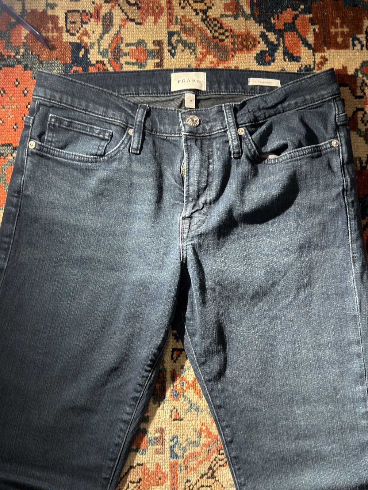 Frame Frame L’Homme slim blue denim jeans size 31 Size US 31 - 2 Thumbnail