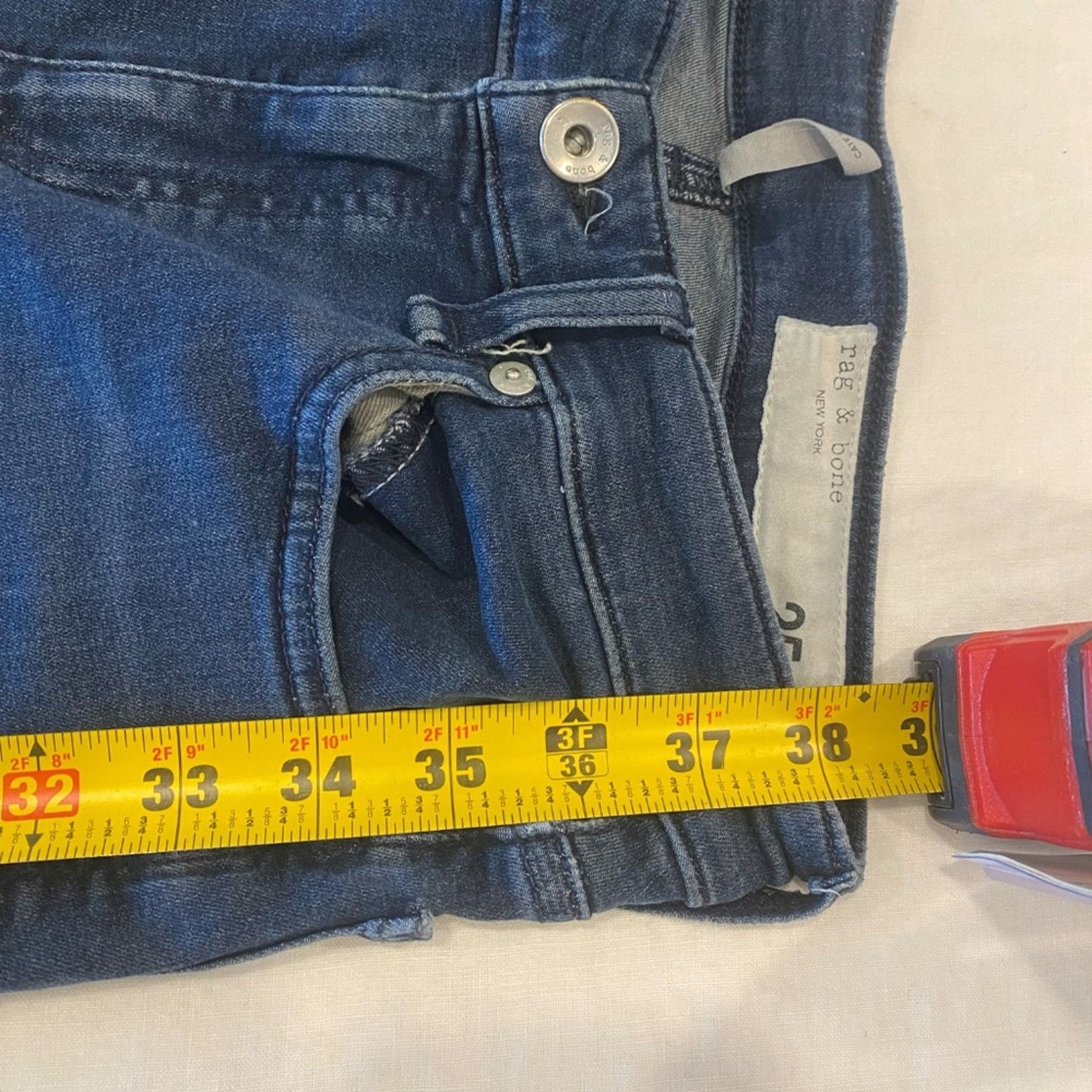Rag & Bone Rag & Bone Women's Cate Mid-Rise Skinny Jean - 25 Size 25" / US 0 / IT 36 - 8 Thumbnail