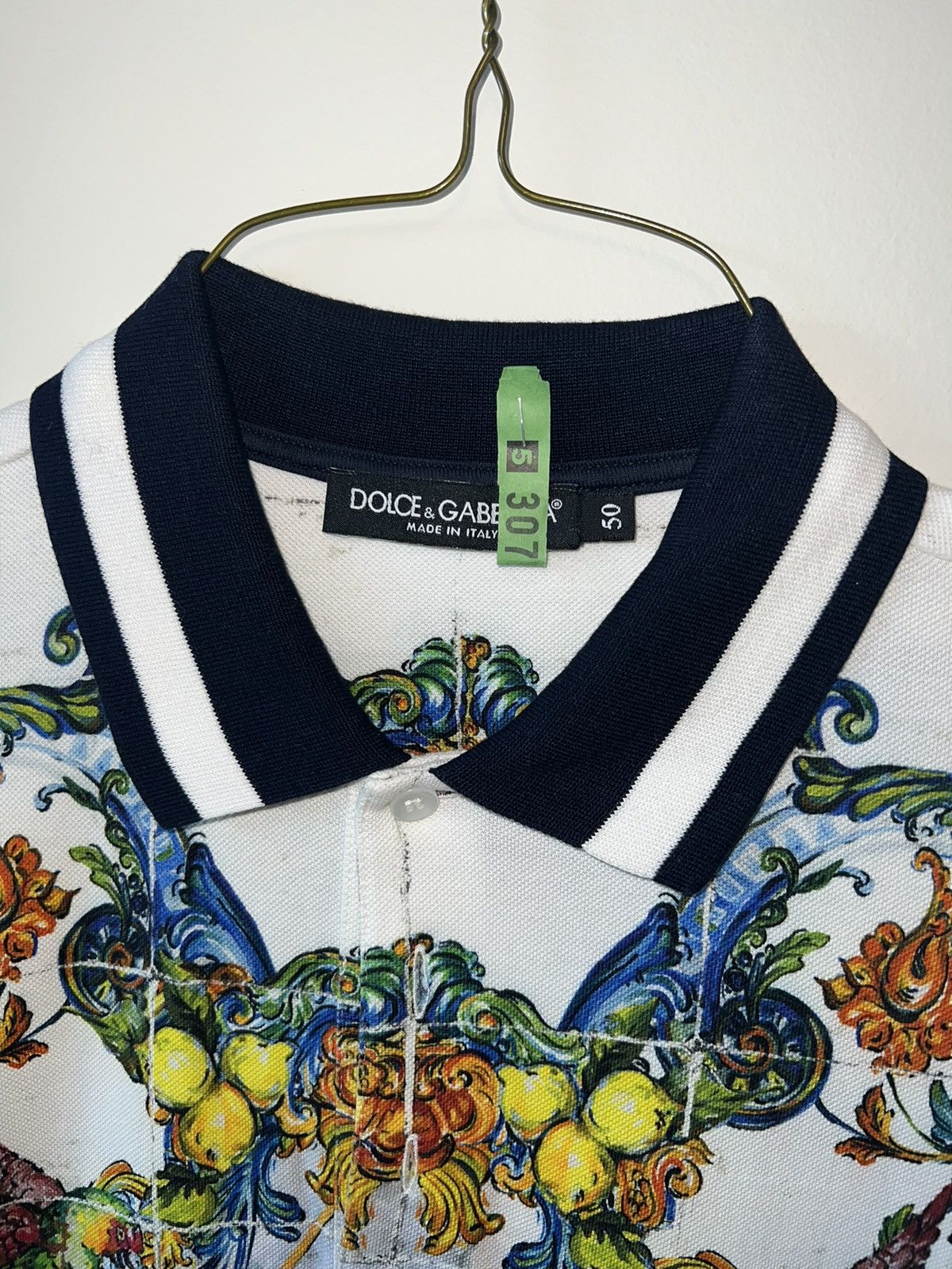 Dolce & Gabbana D&G “Greek Gods” Polo 9/10 Condition Size US M / EU 48-50 / 2 - 3 Thumbnail