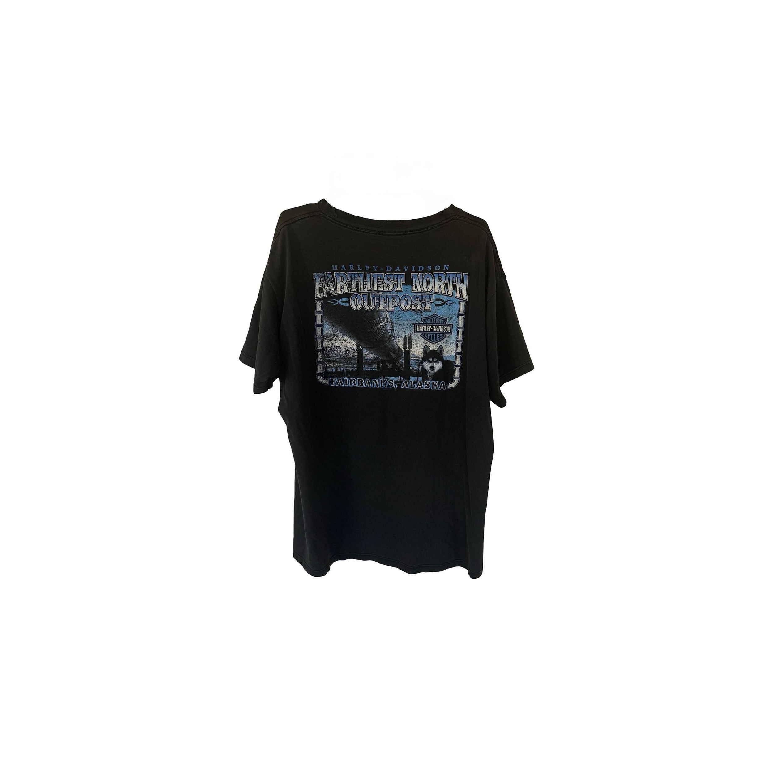 Vintage Legends Tread Harley Davidson Alaska Tee Size US XL / EU 56 / 4 - 2 Thumbnail