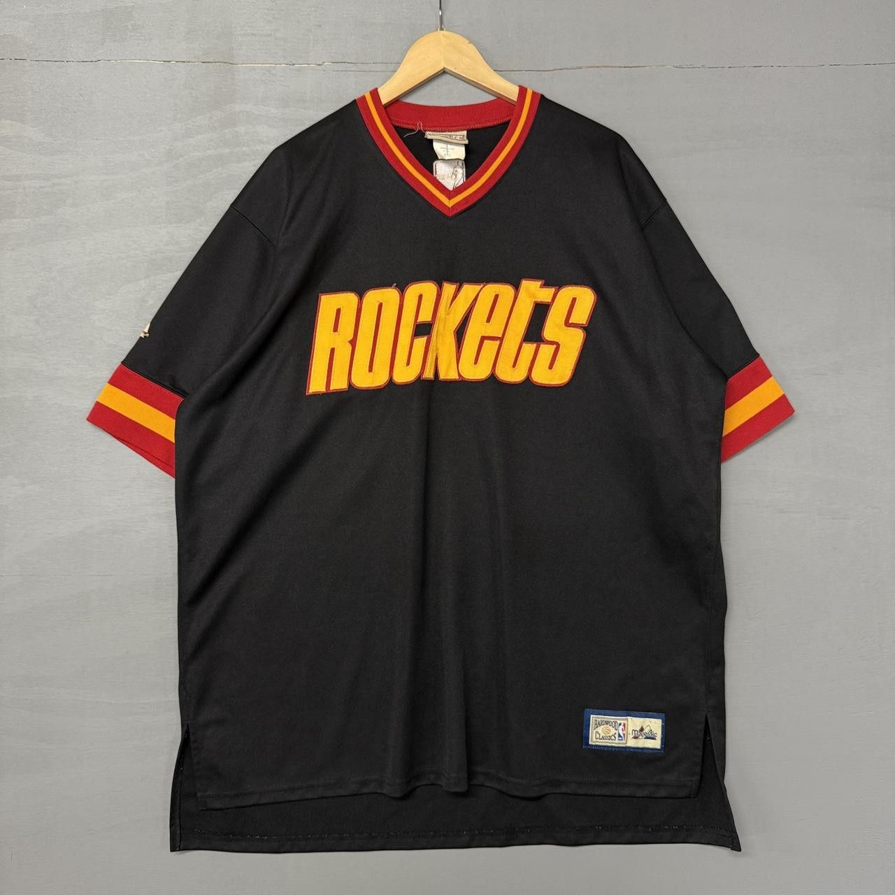 Majestic Vintage Houston Rockets Hardwood Classics Black Jersey XXL Size US XXL / EU 58 / 5 - 1 Thumbnail