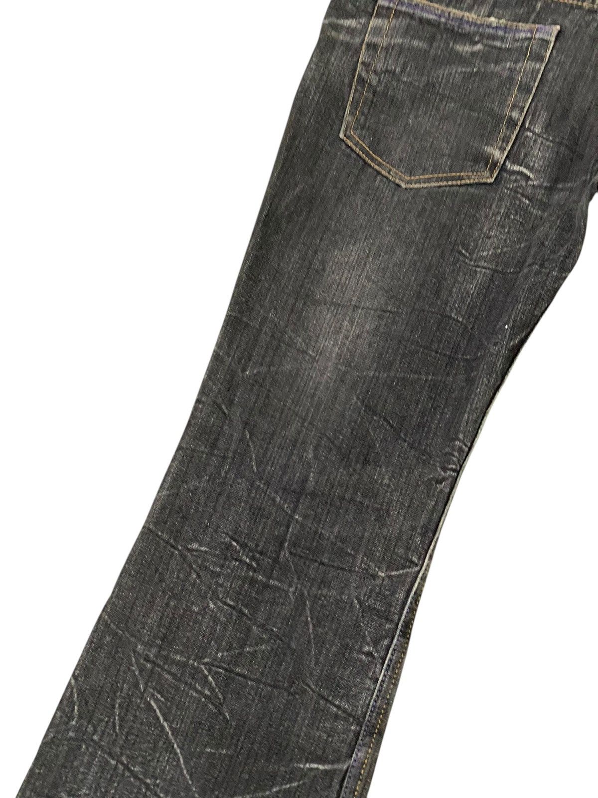 Japanese Brand Double Waist Flare Jeans Antful Distress Boot Cut 8🟦 Size US 31 - 16 Thumbnail